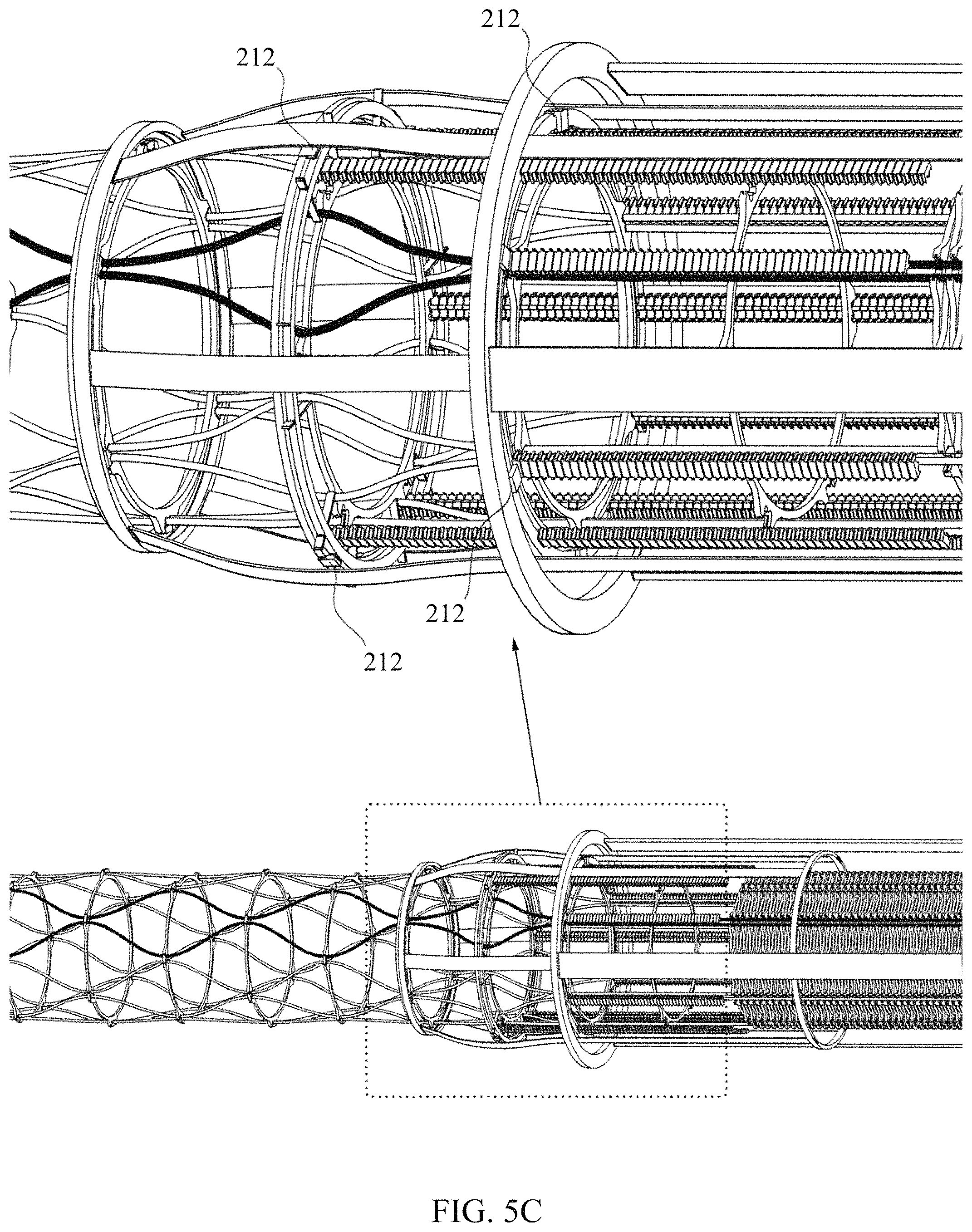Patent US11787130 Figure 12 – Mechanical systems to assemble or deploy pre-stressed structures