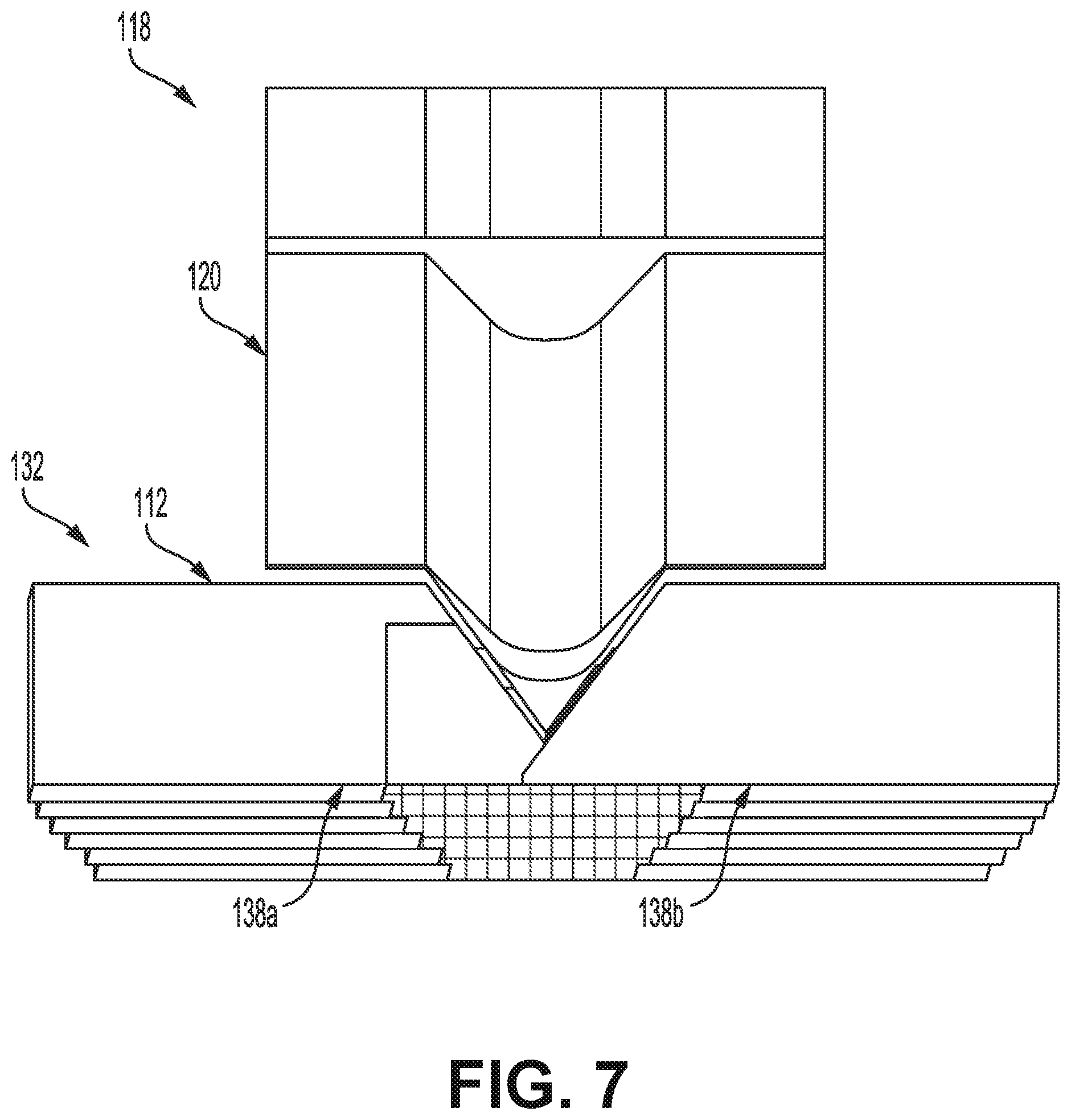 Patent US11787133 Figure 7 – Conveyor forming composite stringers