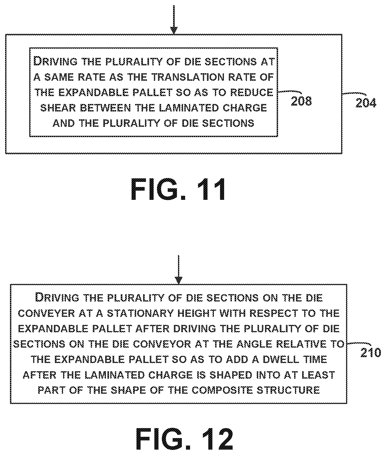 Patent US11787133 Figure 11 – Conveyor forming composite stringers