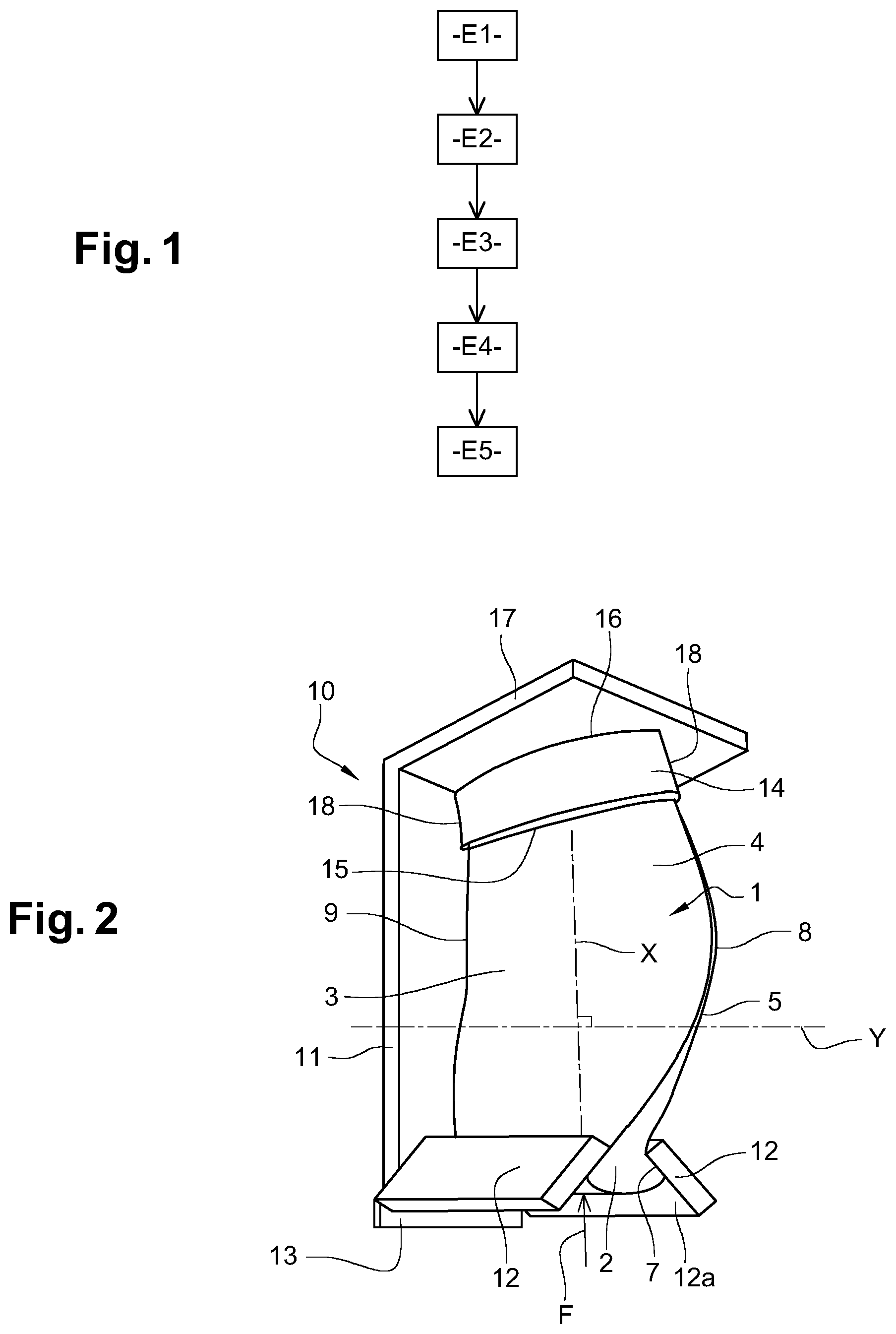 Patent US11787135 Figure 1 – Method of repairing a composite blade