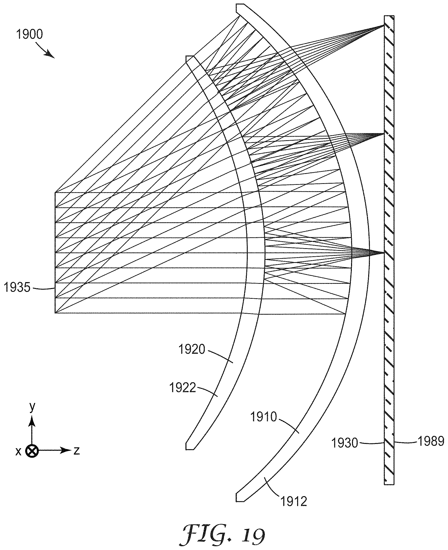 Patent US11787137 Figure 16 – Optical system