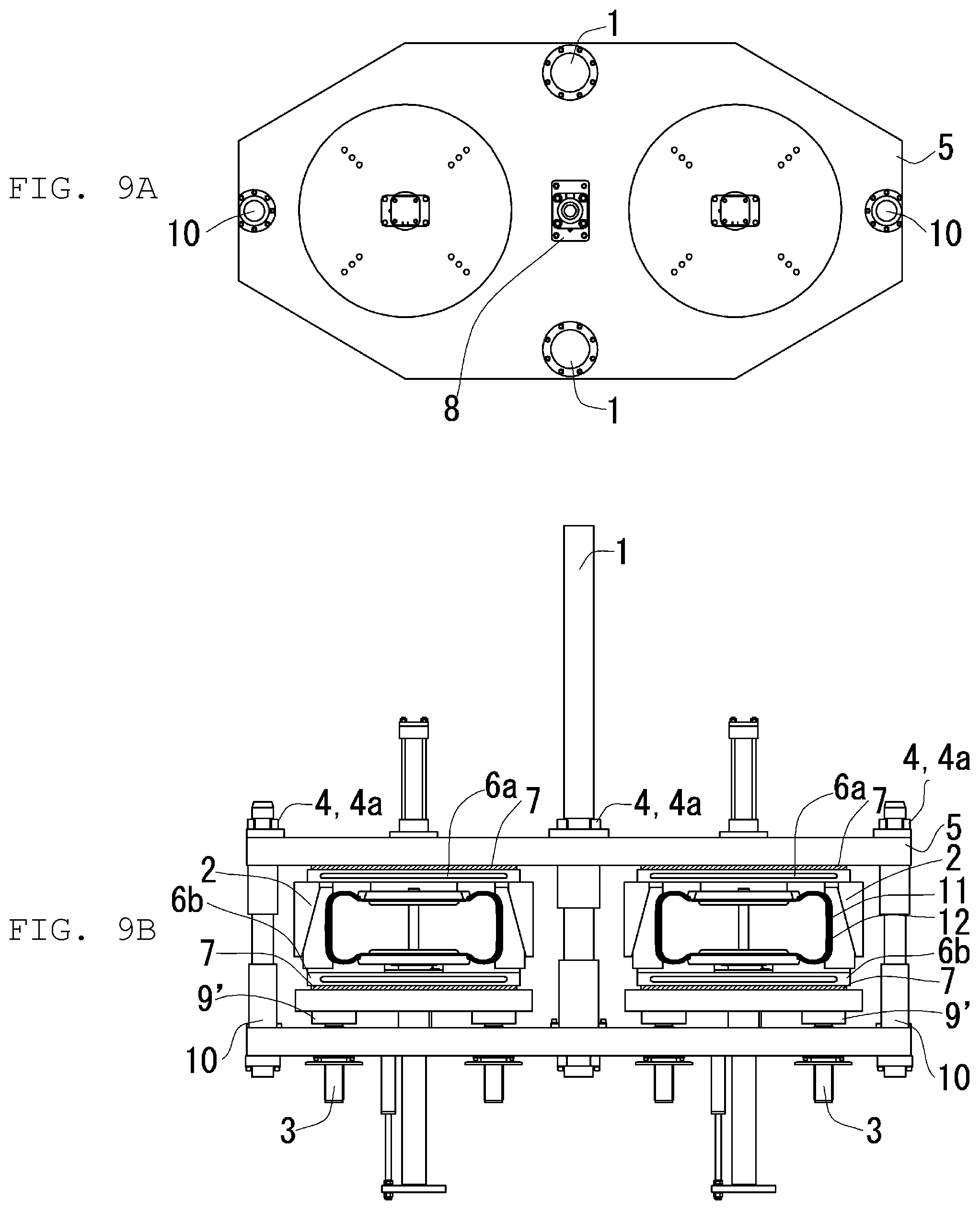 Patent US11787139 Figure 9 – Tire curing apparatus and tire curing method