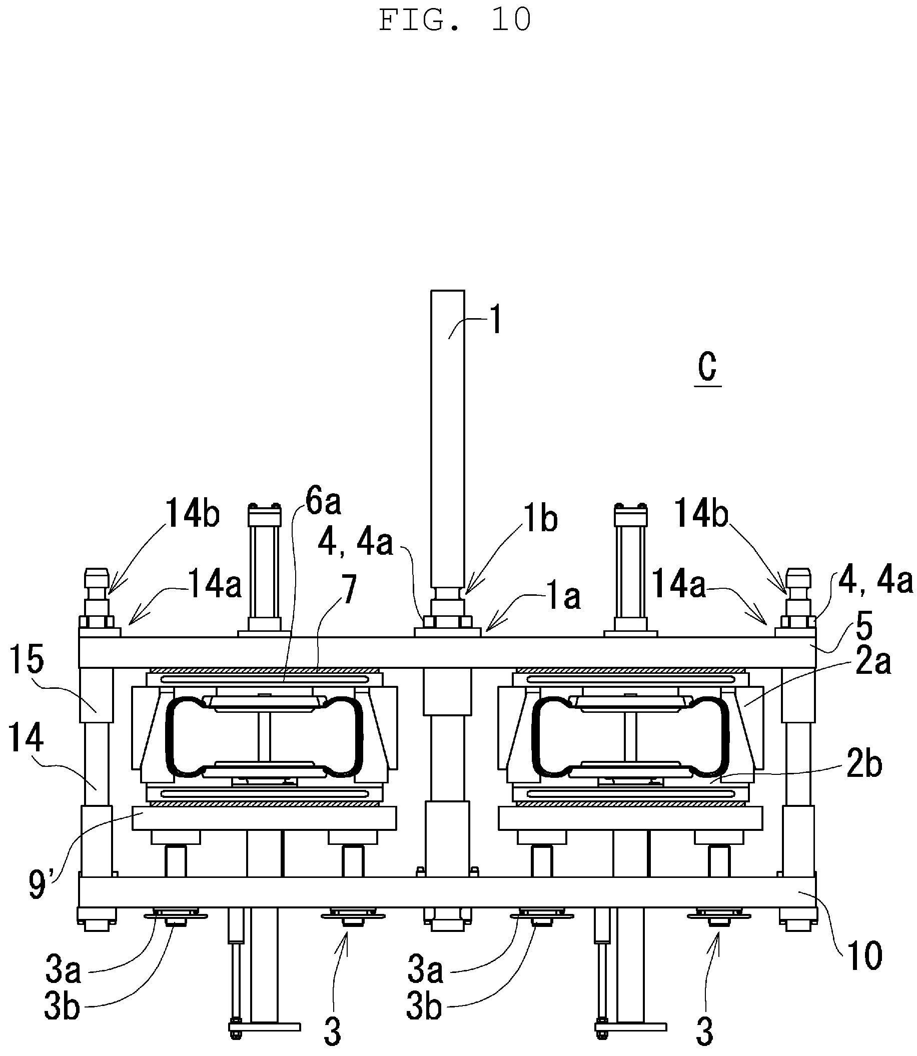 Patent US11787139 Figure 10 – Tire curing apparatus and tire curing method