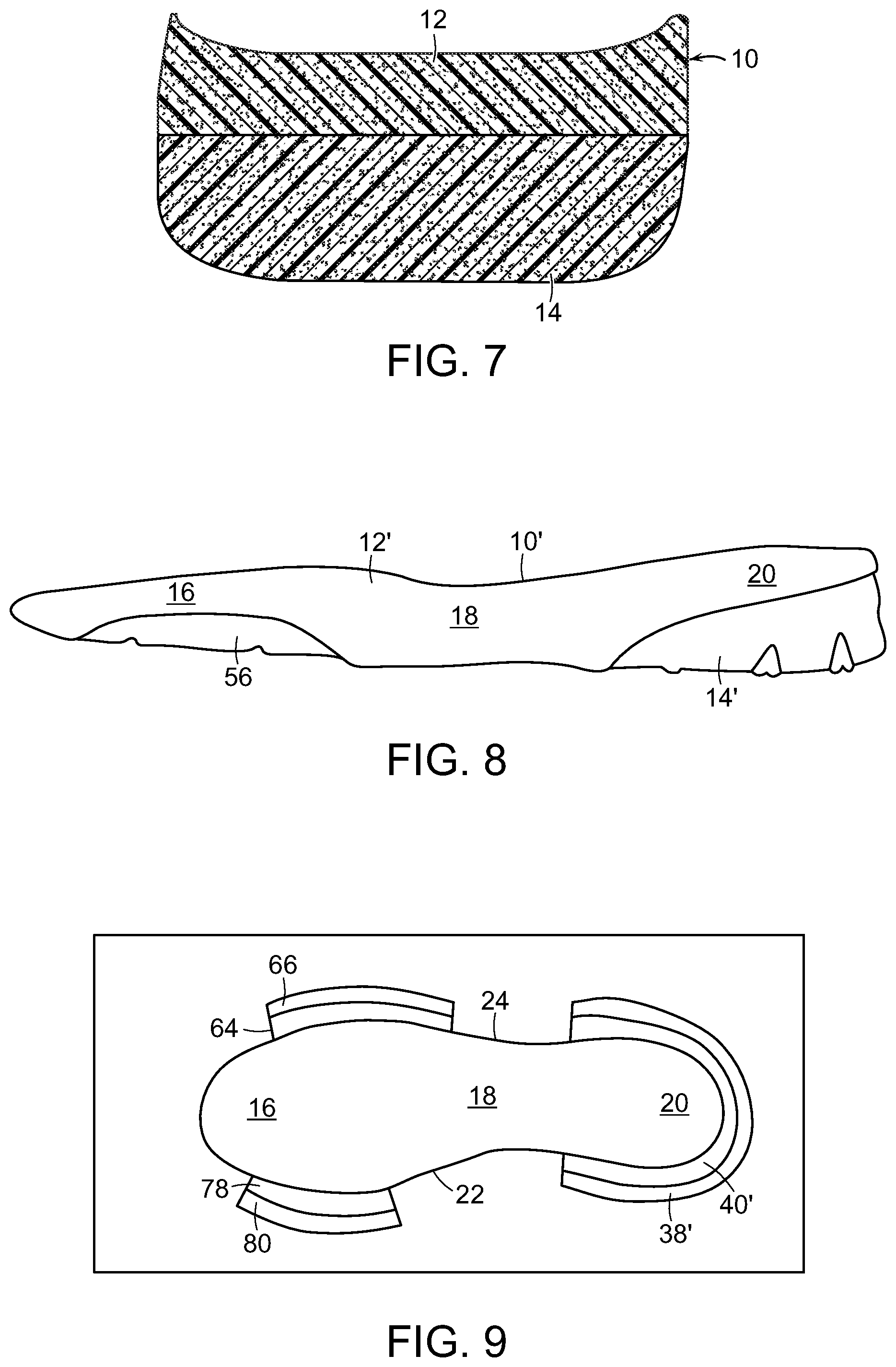 Patent US11787142 Figure 4 – Midsole for an article of footwear formed from preforms and method for manufacturing same