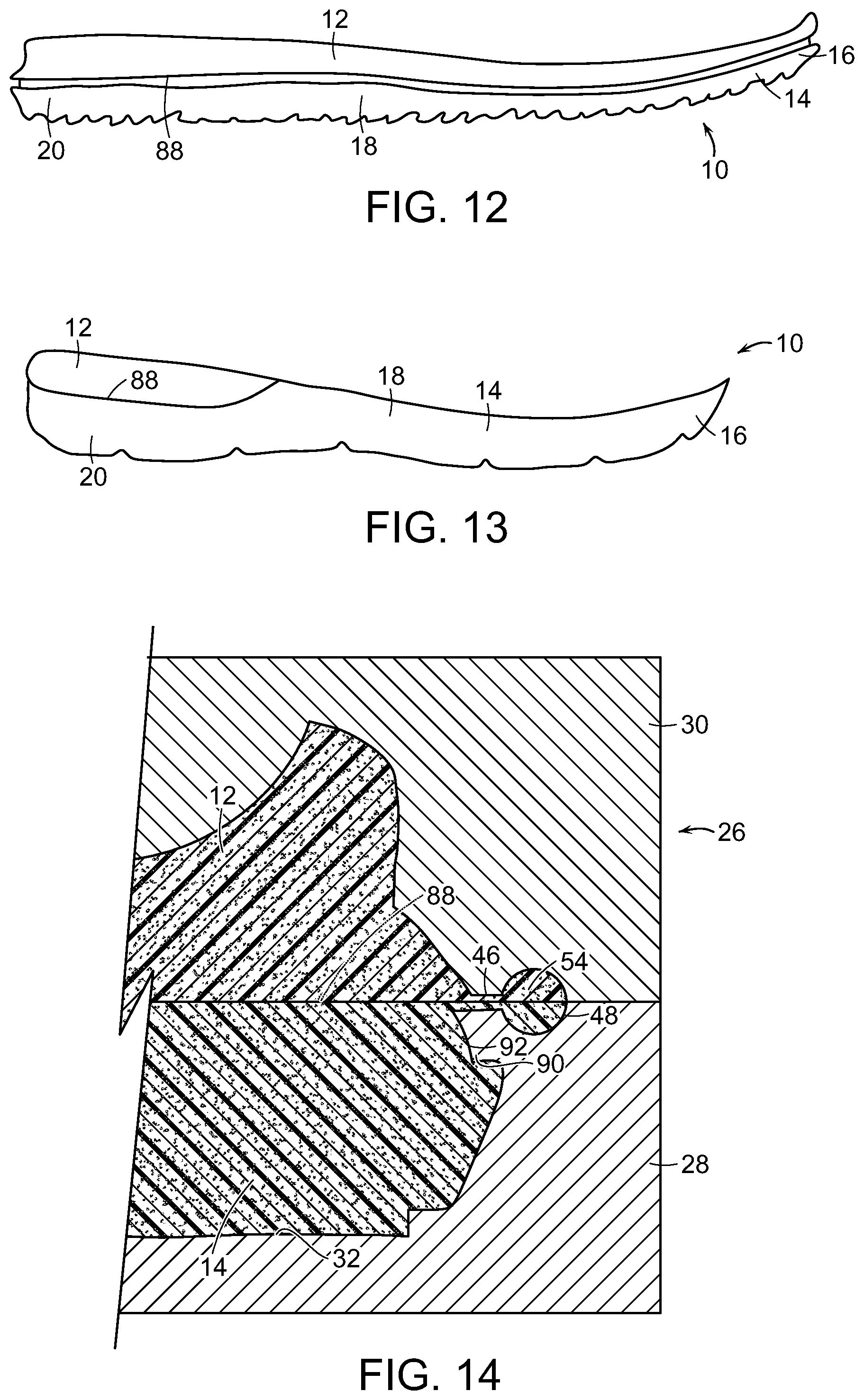 Patent US11787142 Figure 6 – Midsole for an article of footwear formed from preforms and method for manufacturing same