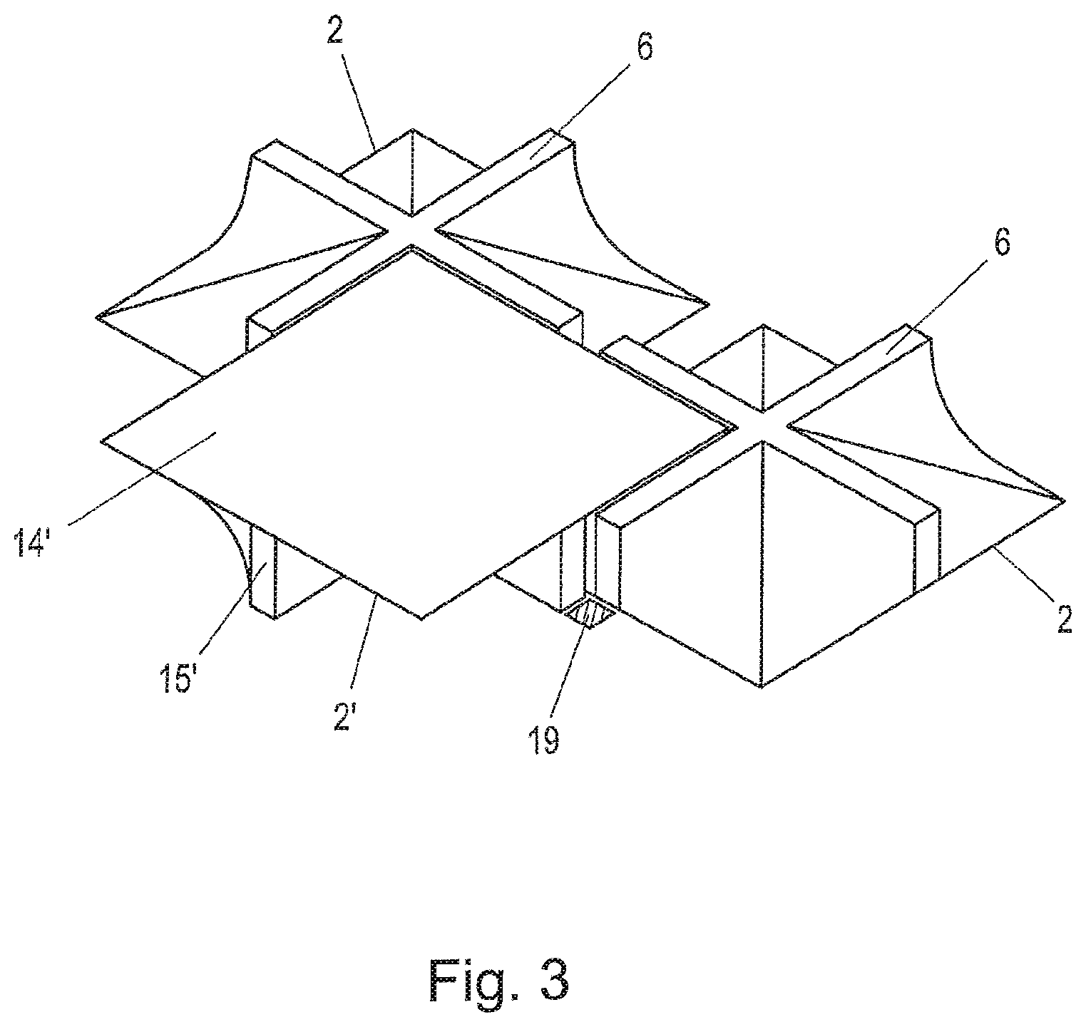 Patent US11787147 Figure 3 – Thermal insulating element