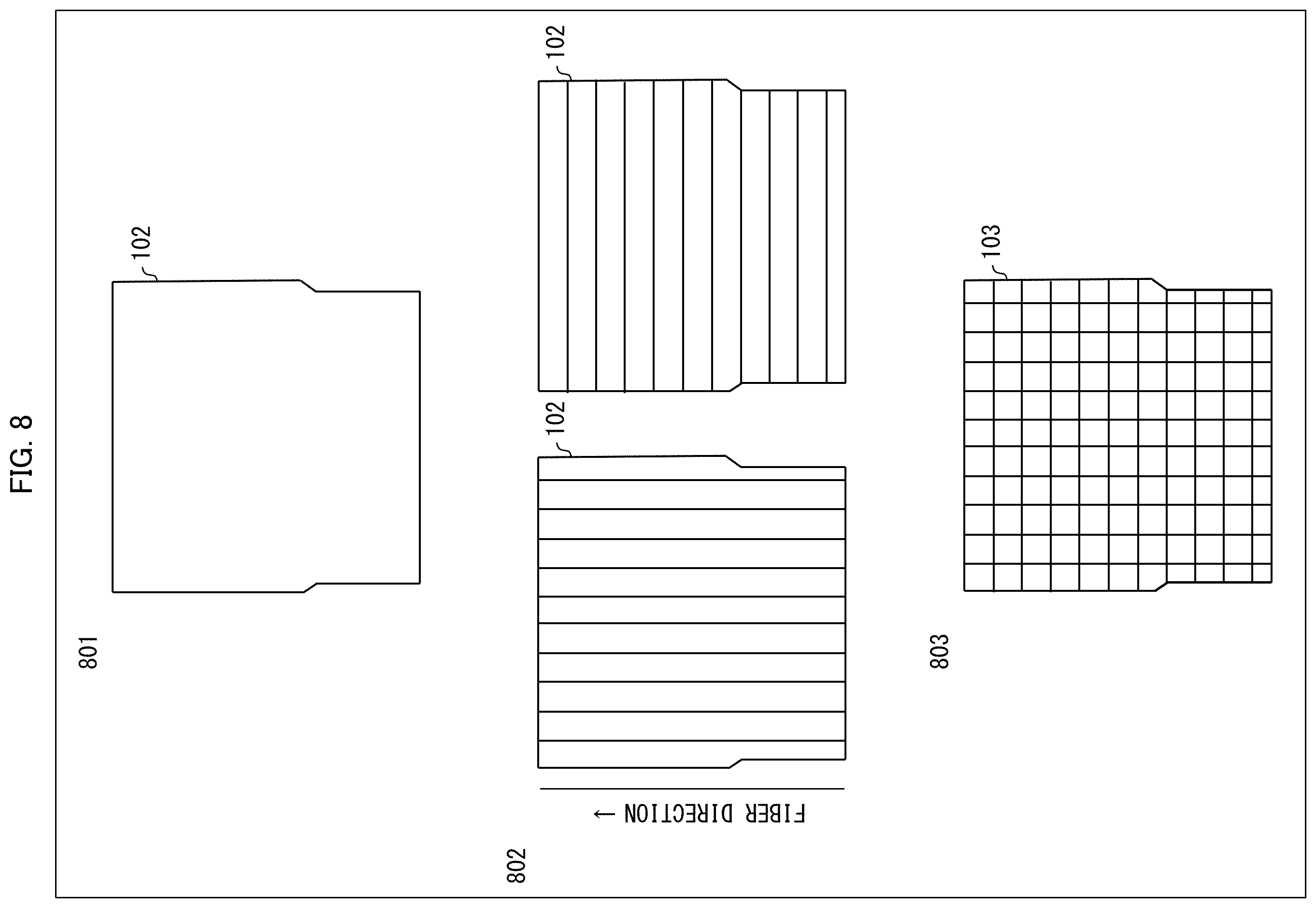 Patent US11787150 Figure 4 – Prepreg sheet and manufacturing method therefor, fiber-reinforced composite material molded article and manufacturing method therefor, and method for manufacturing preform