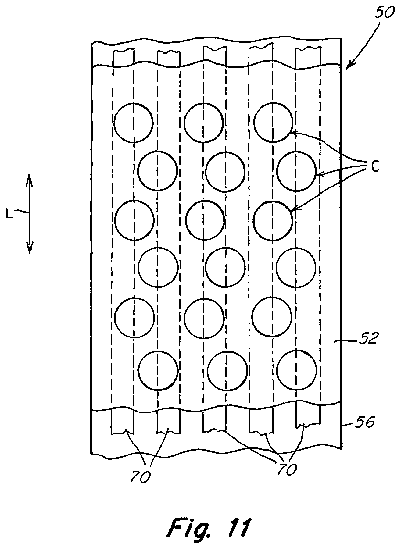 Patent US11787153 Figure 5 – Thermally laminated tab liner