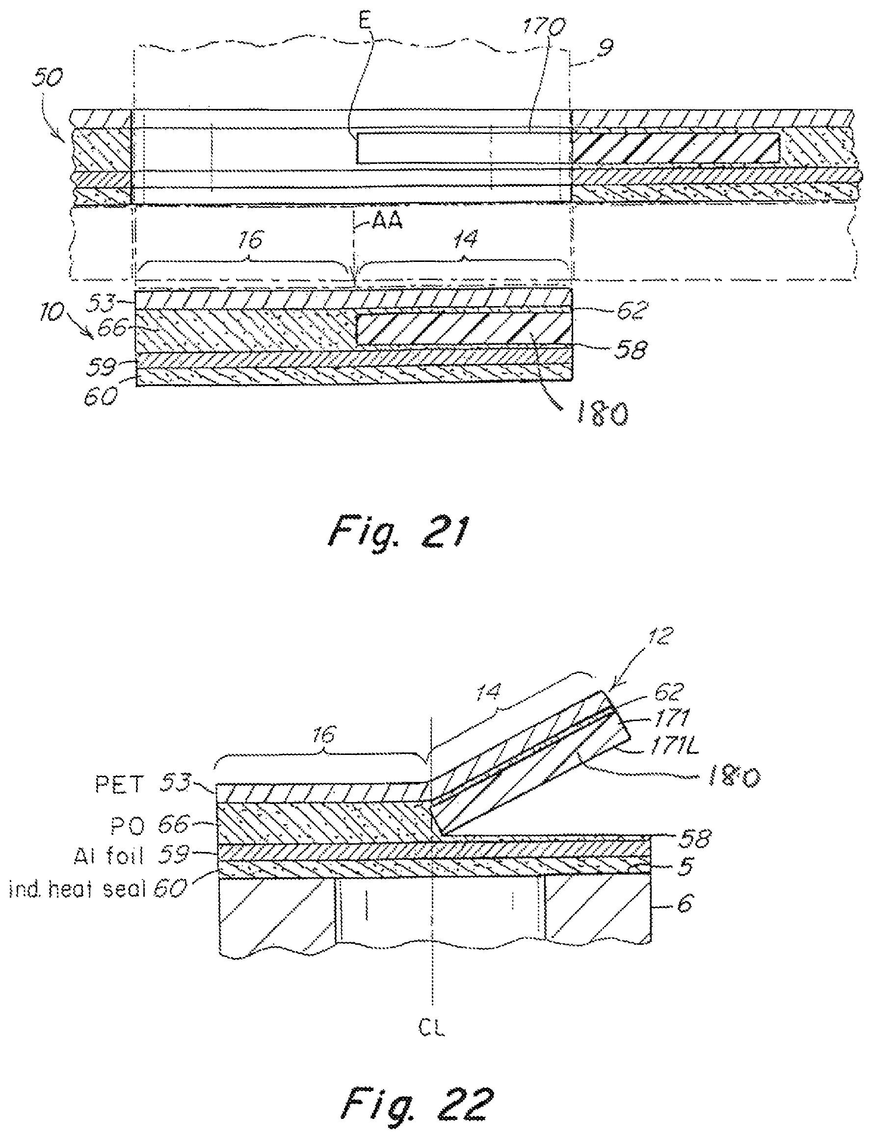Patent US11787153 Figure 9 – Thermally laminated tab liner