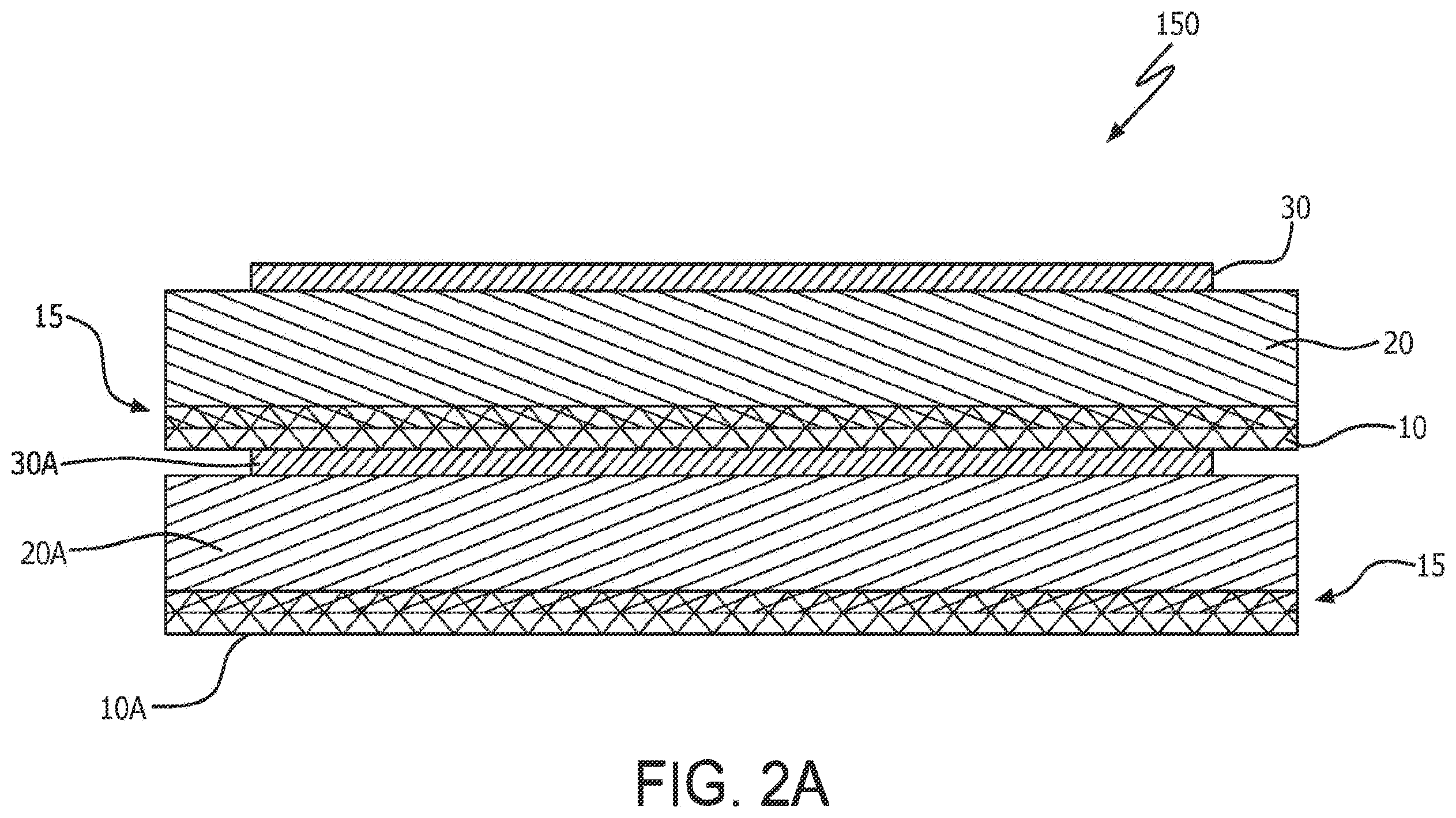 Patent US11787163 Figure 2 – Dielectric composite with reinforced elastomer and integrated electrode