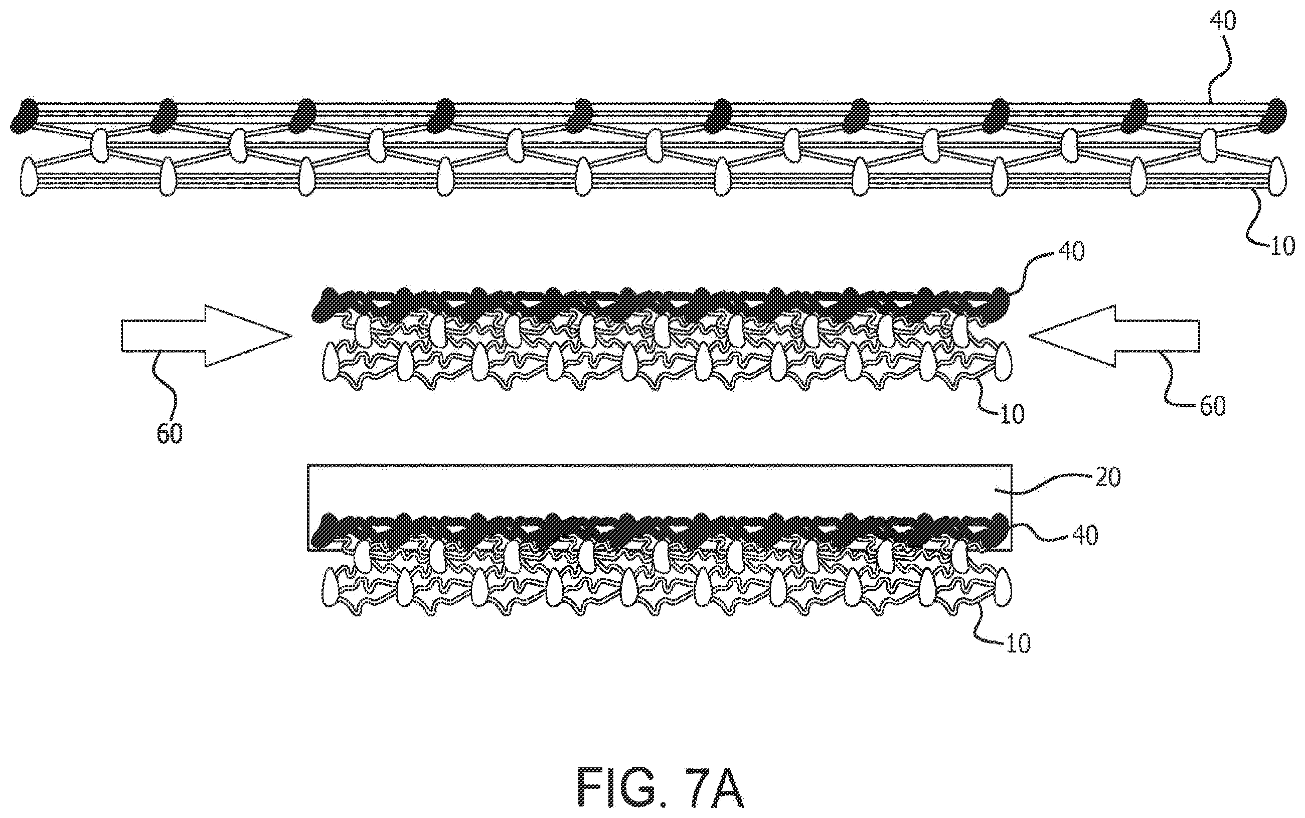 Patent US11787163 Figure 8 – Dielectric composite with reinforced elastomer and integrated electrode