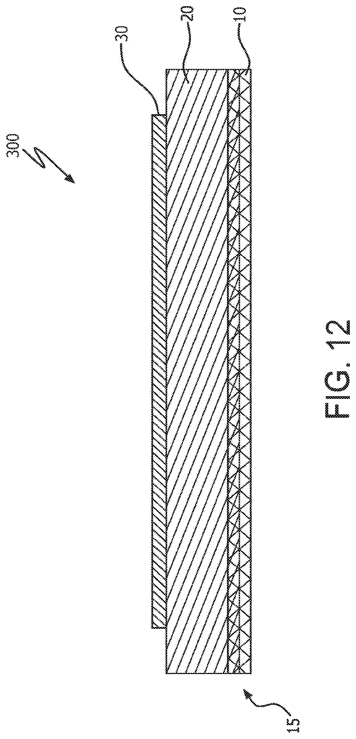 Patent US11787163 Figure 14 – Dielectric composite with reinforced elastomer and integrated electrode