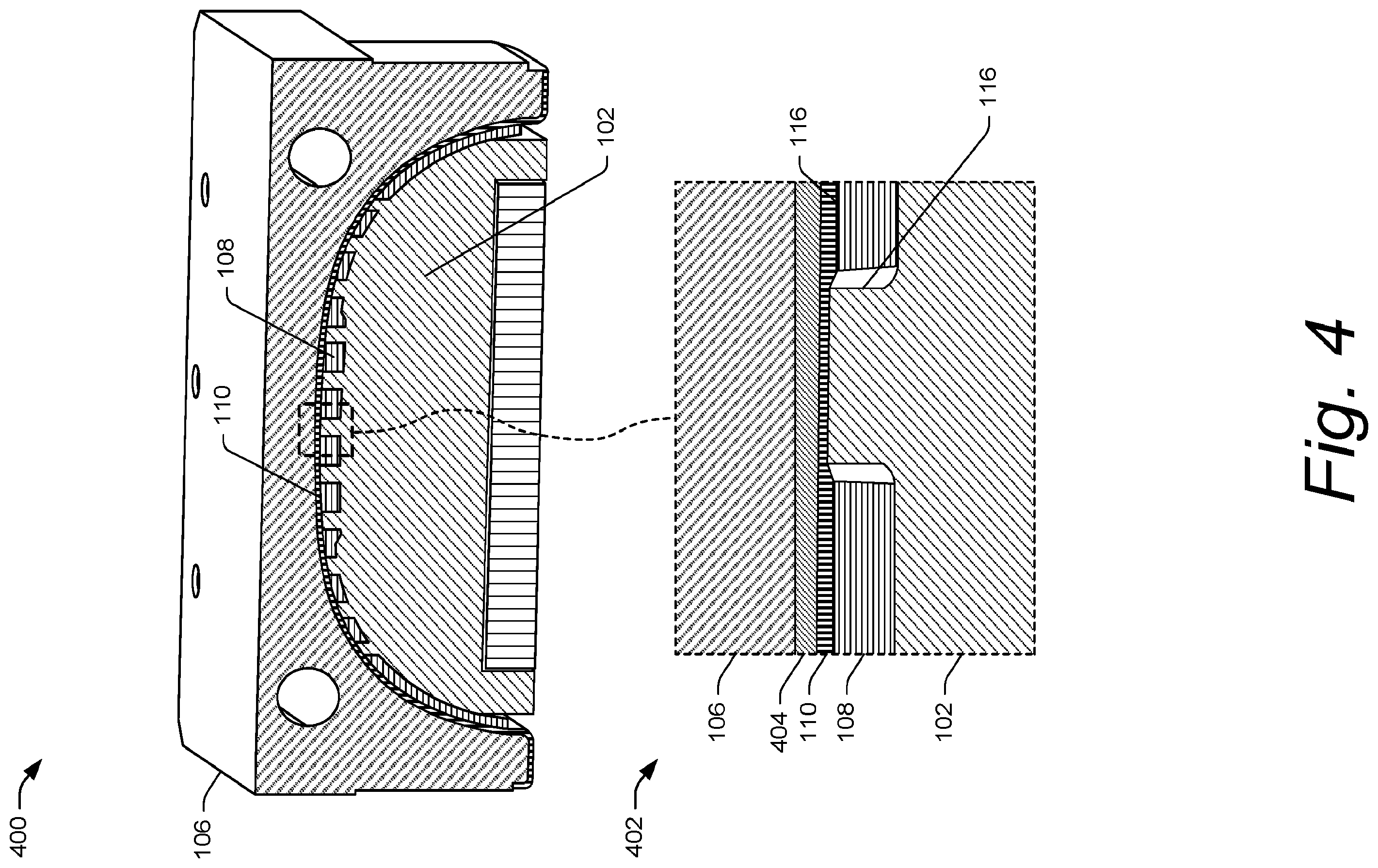 Patent US11787164 Figure 5 – Apparatus for reducing fabric dimpling in electronic devices and associated methods