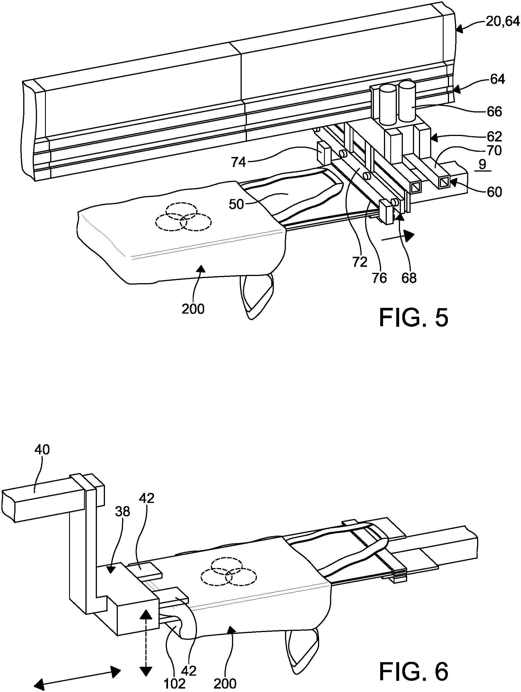 Patent US11787168 Figure 4 – Bag puller release post printing process