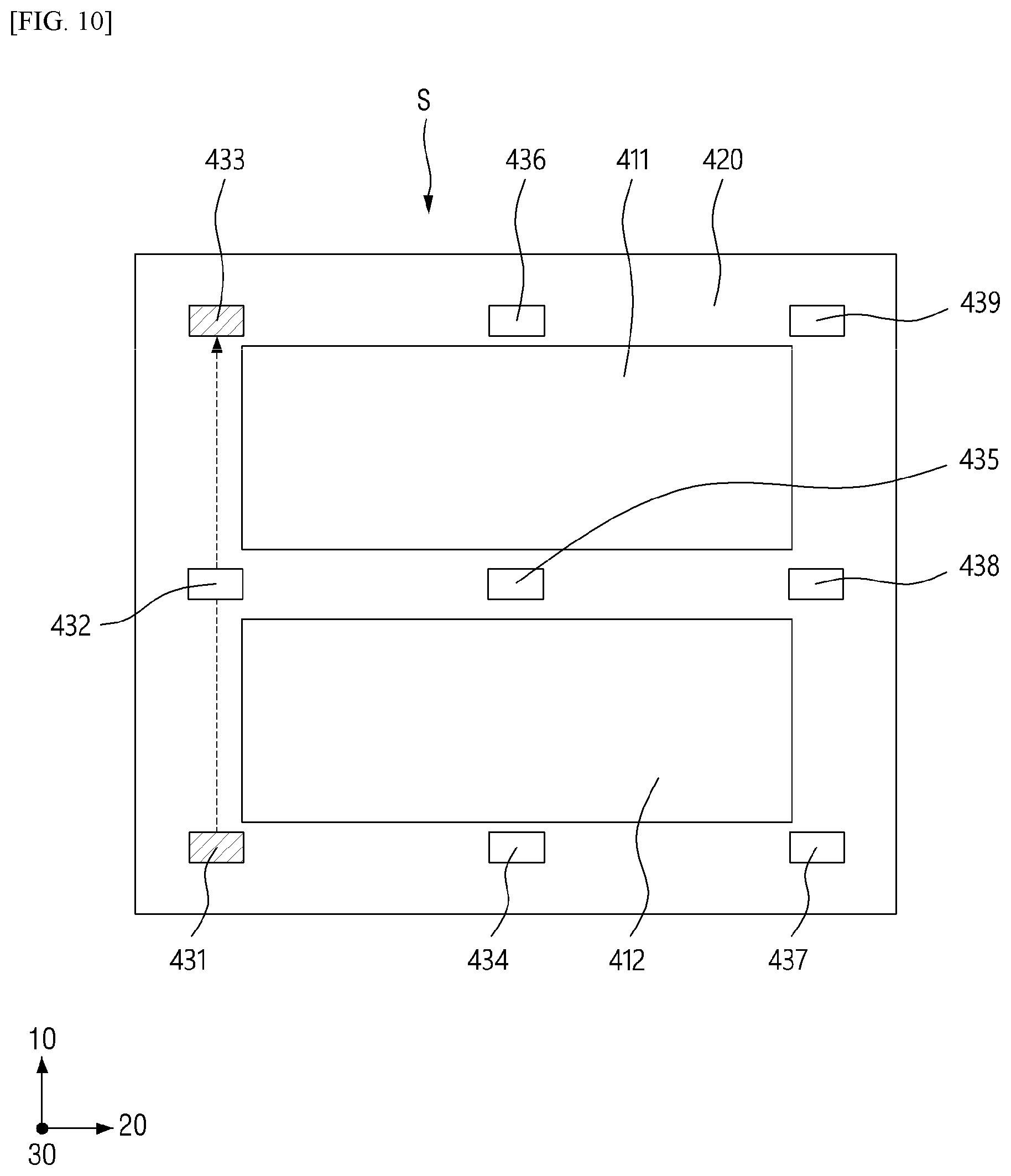Patent US11787171 Figure 10 – Apparatus for correcting impact point of ink and system for treating substrate with the apparatus