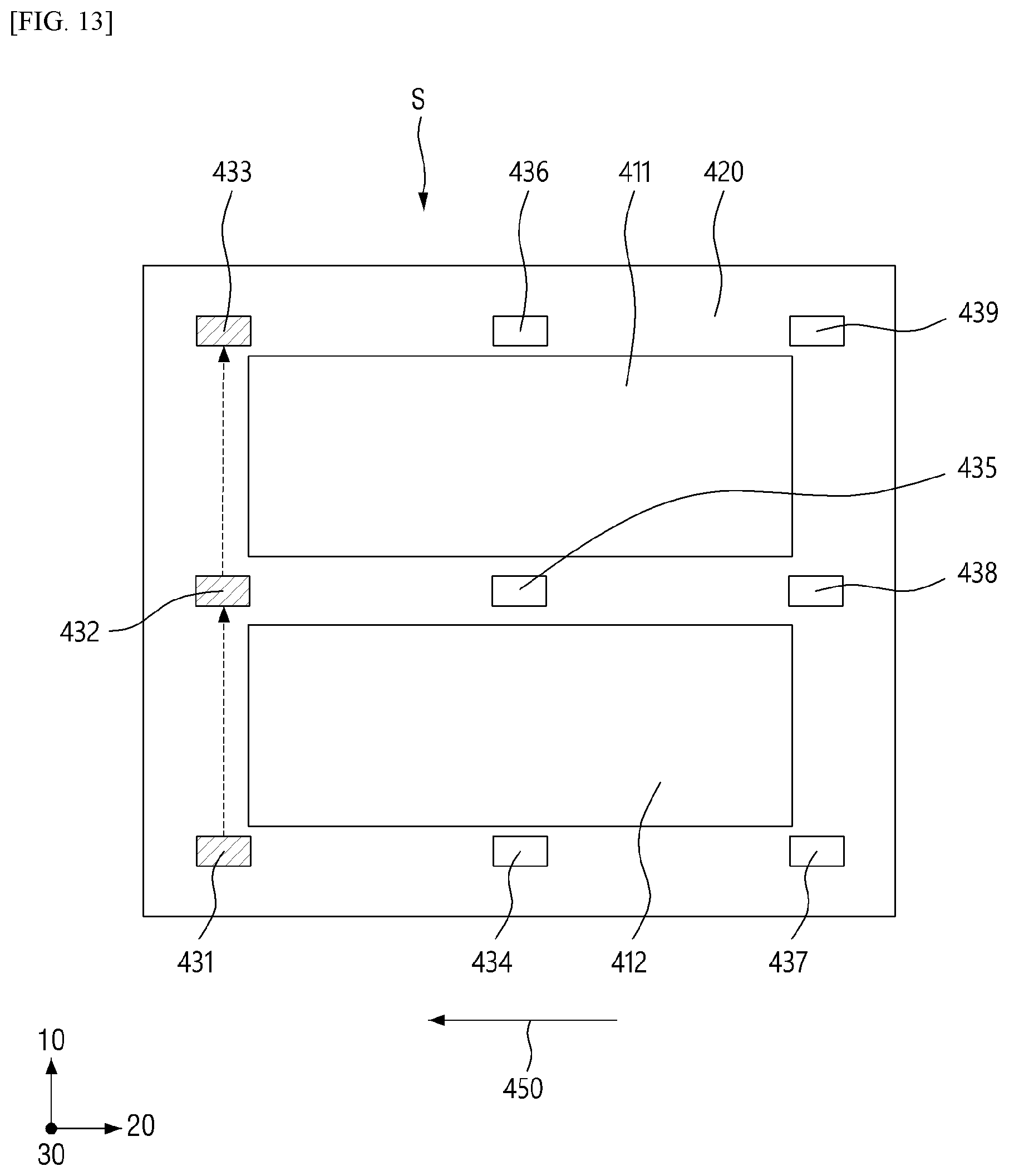 Patent US11787171 Figure 13 – Apparatus for correcting impact point of ink and system for treating substrate with the apparatus