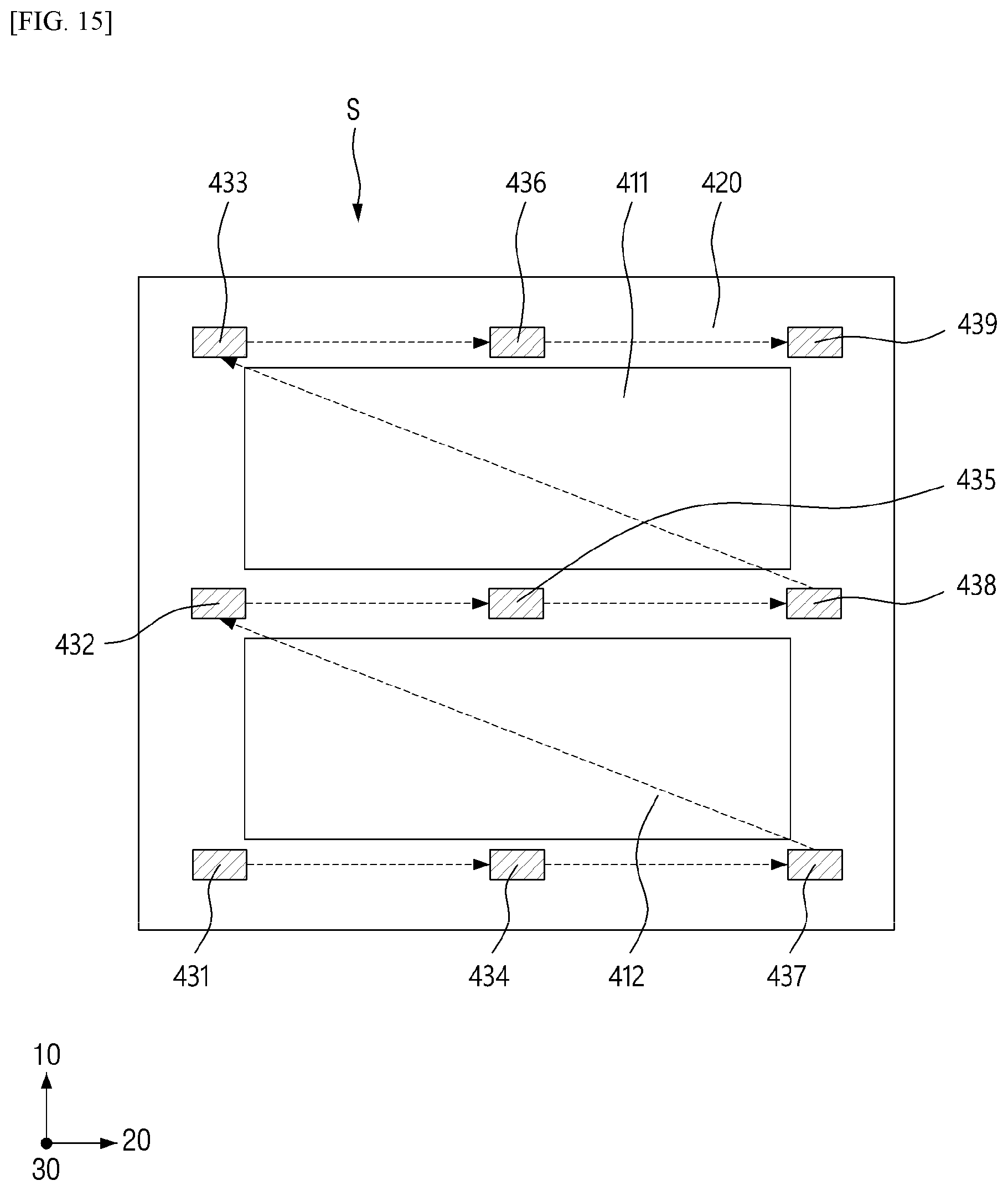 Patent US11787171 Figure 15 – Apparatus for correcting impact point of ink and system for treating substrate with the apparatus
