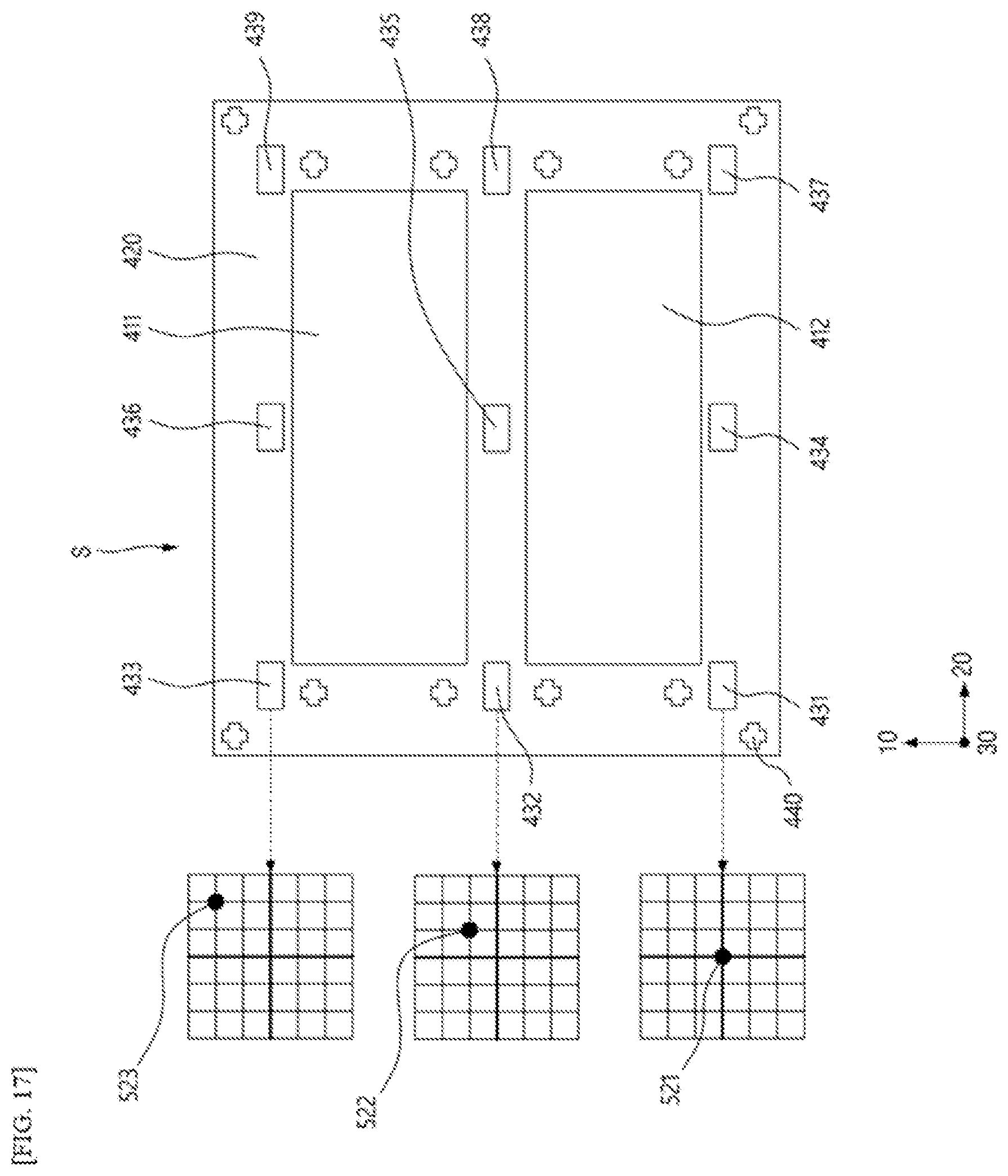Patent US11787171 Figure 17 – Apparatus for correcting impact point of ink and system for treating substrate with the apparatus