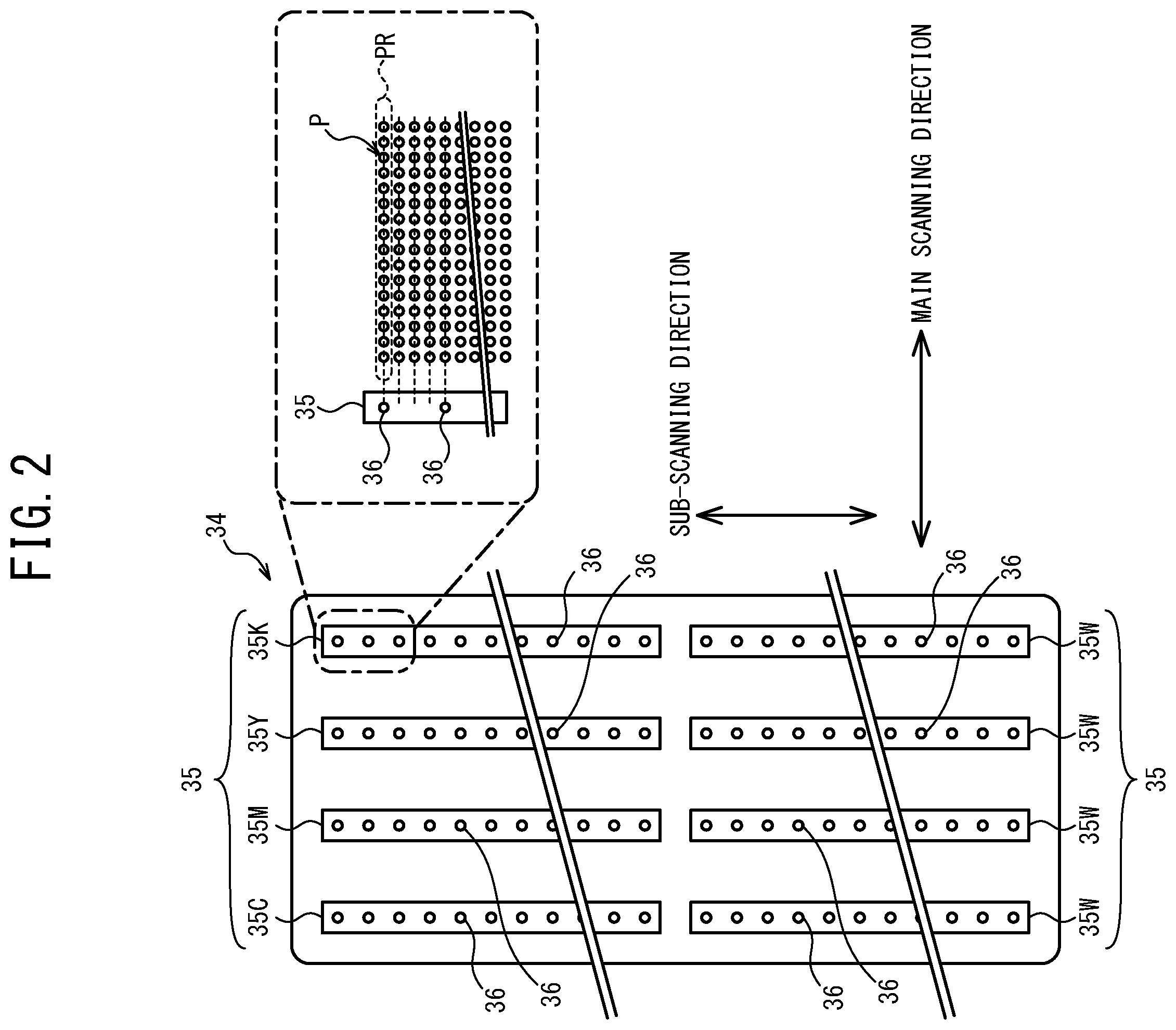 Patent US11787174 Figure 2 – Non-transitory computer-readable medium storing computer-readable instructions, print device, and print data creation method