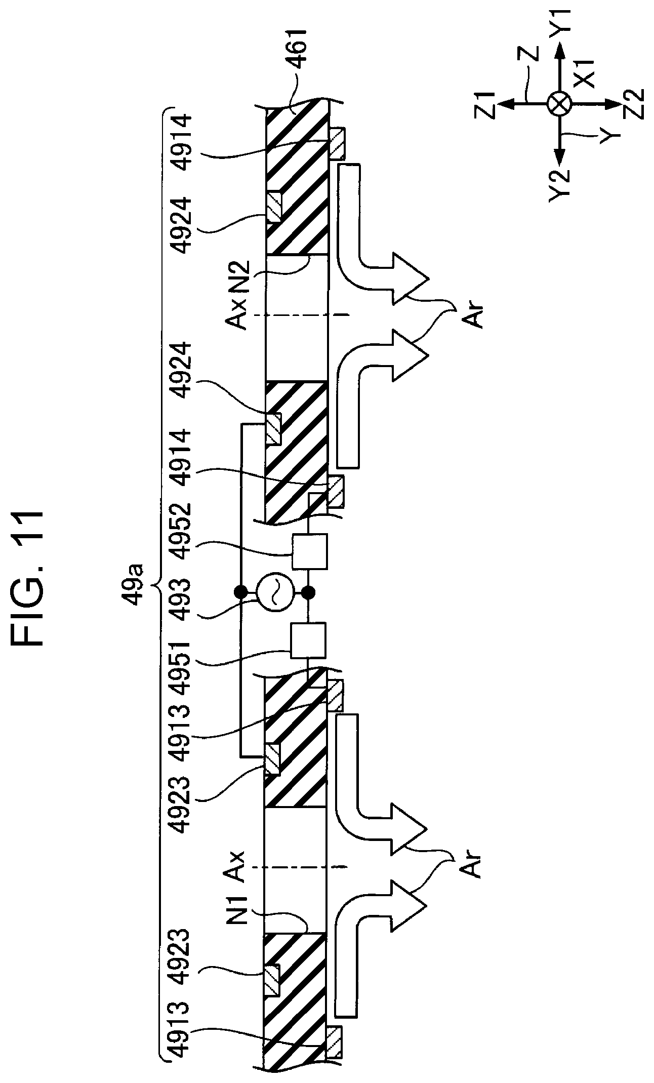 Patent US11787177 Figure 7 – Liquid ejecting head and liquid ejecting apparatus