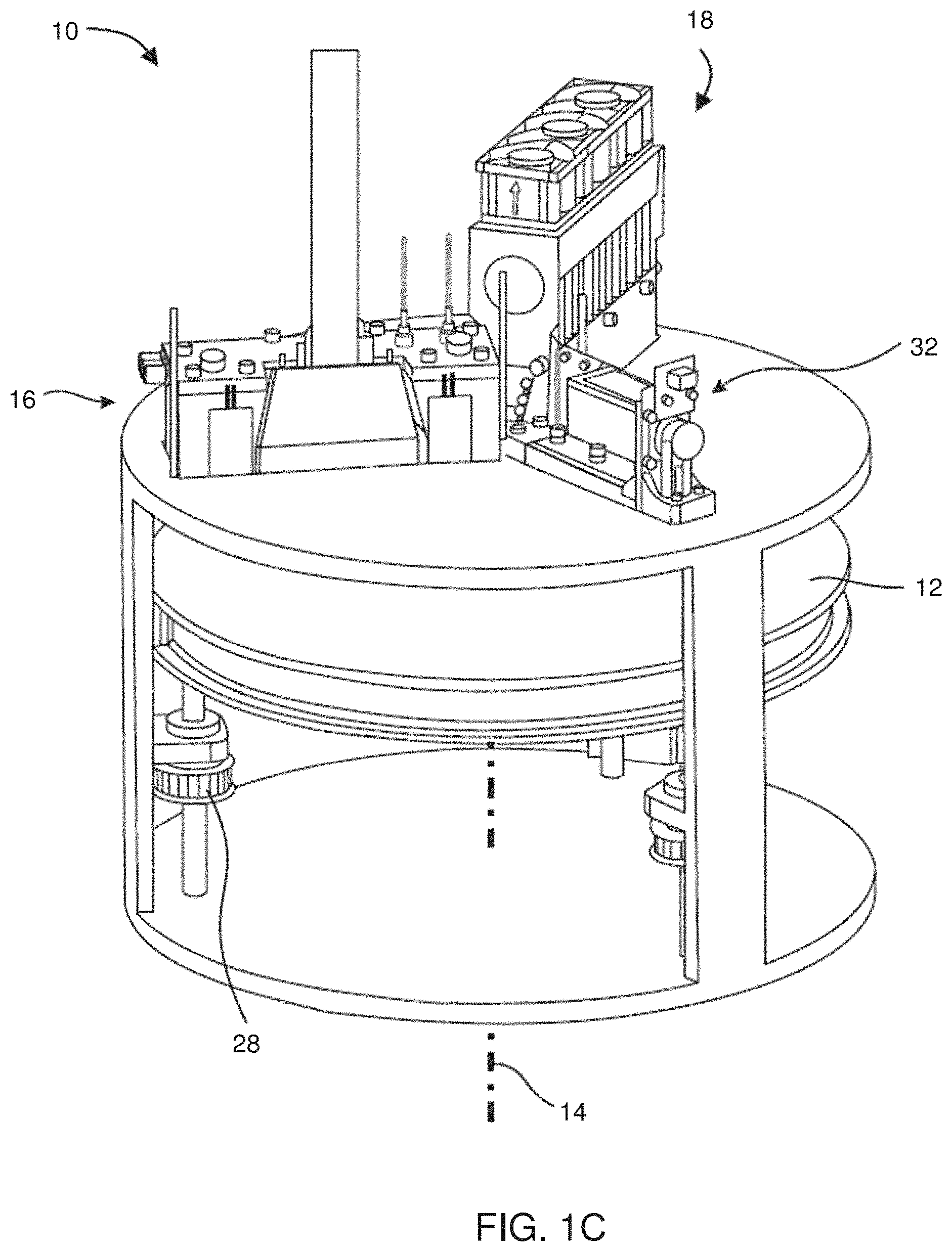 Patent US11787181 Figure 2 – Printing head for non-cartesian inkjet printing