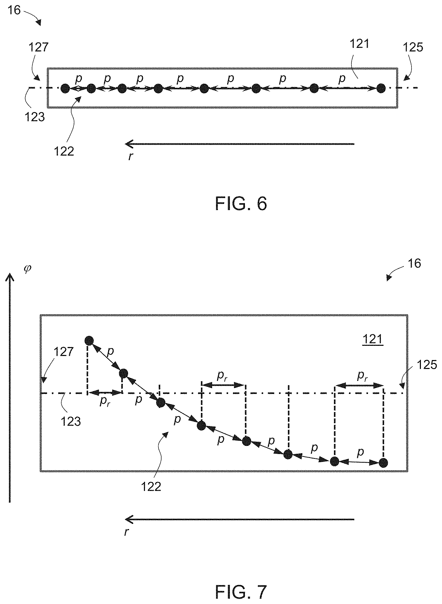 Patent US11787181 Figure 7 – Printing head for non-cartesian inkjet printing
