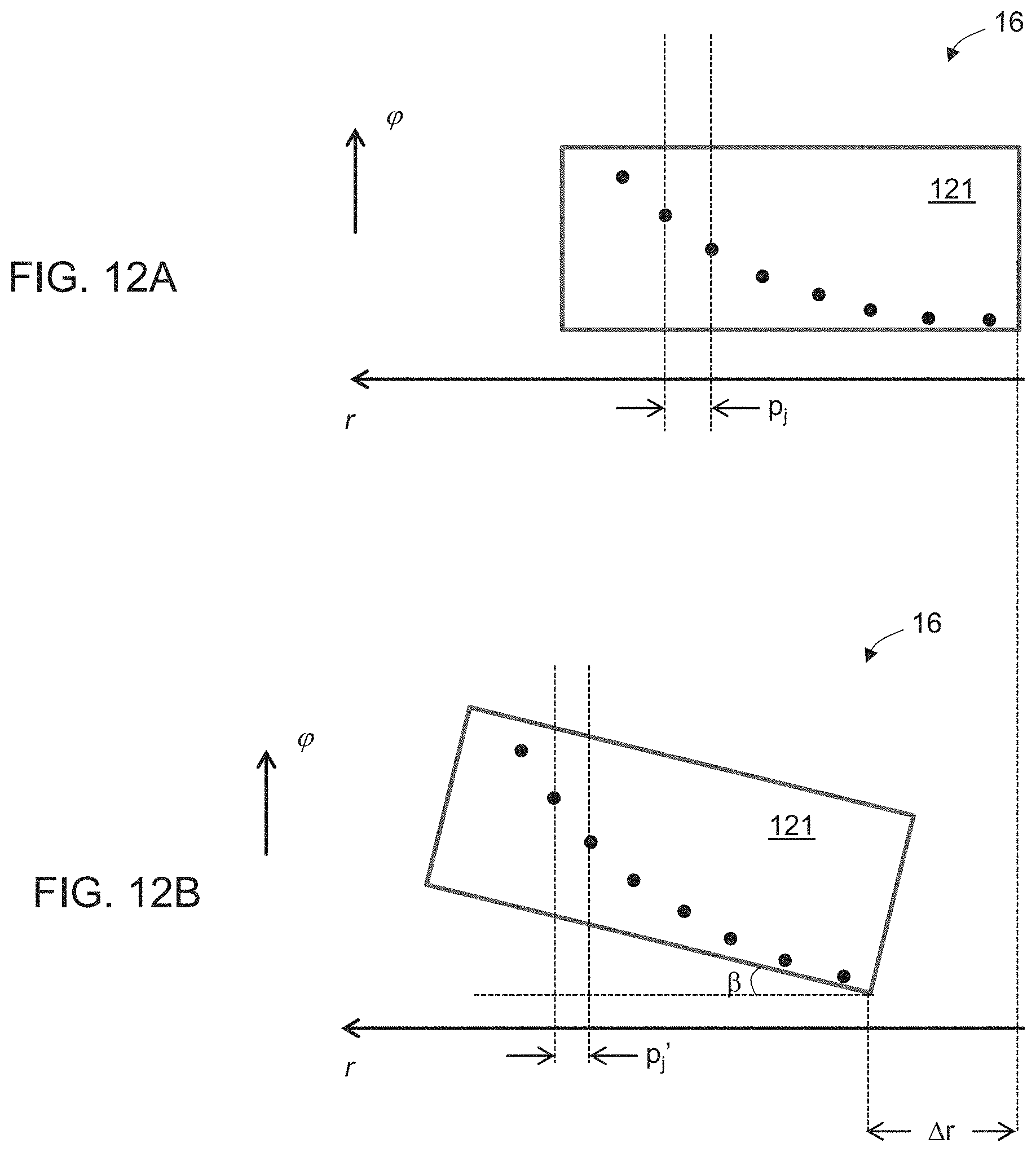 Patent US11787181 Figure 12 – Printing head for non-cartesian inkjet printing