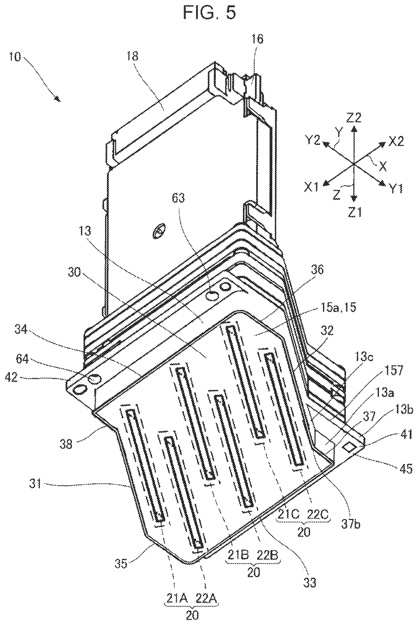 Patent US11787183 Figure 5 – Liquid ejecting head and liquid ejecting apparatus