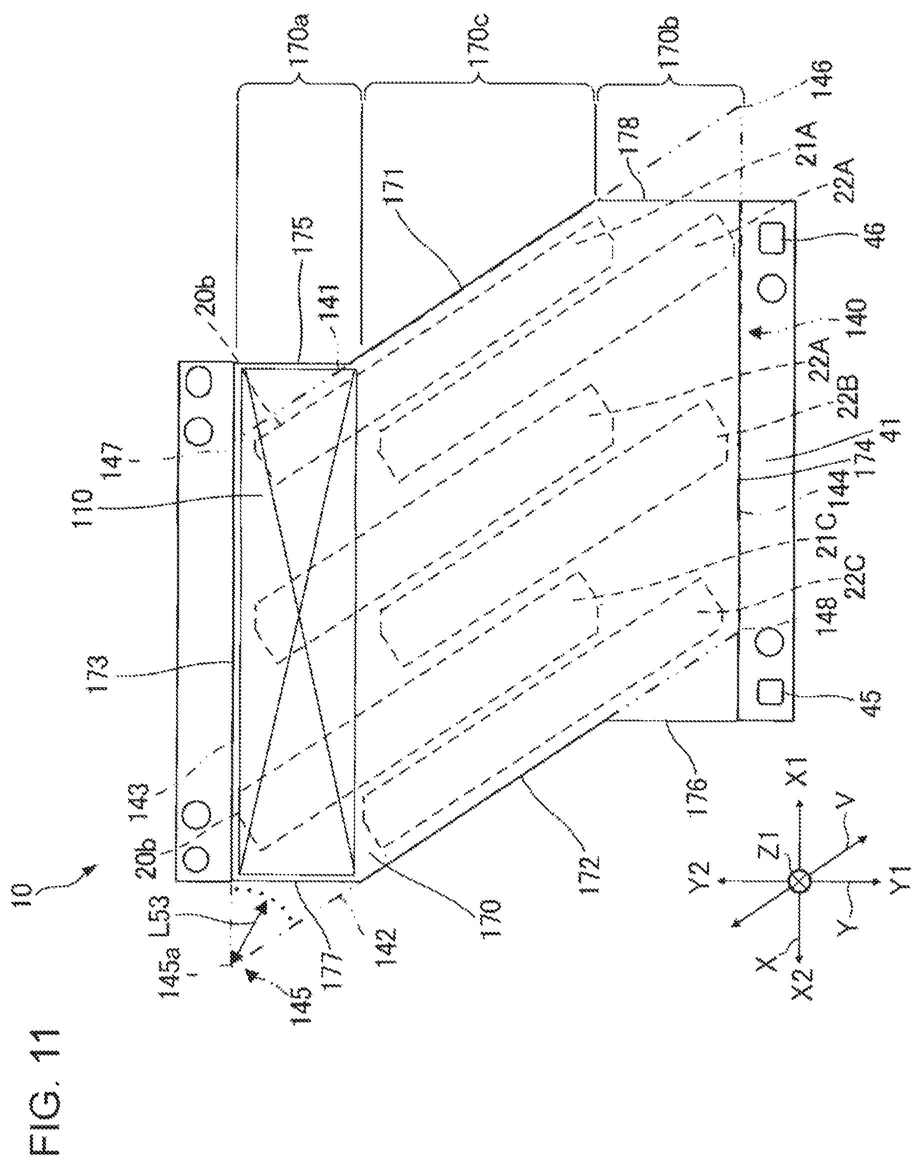 Patent US11787183 Figure 11 – Liquid ejecting head and liquid ejecting apparatus