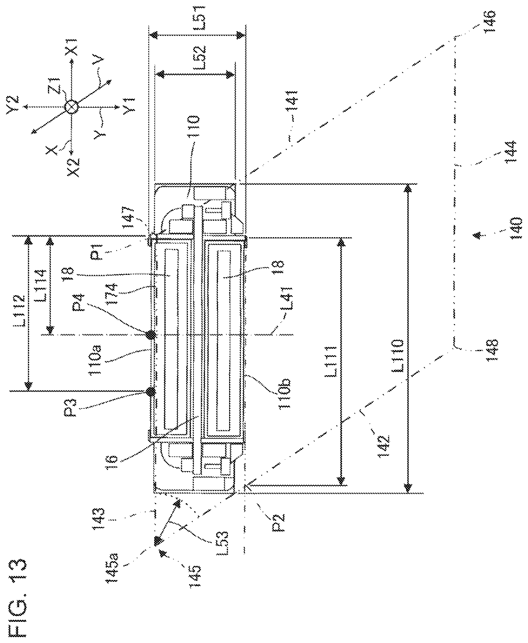 Patent US11787183 Figure 13 – Liquid ejecting head and liquid ejecting apparatus