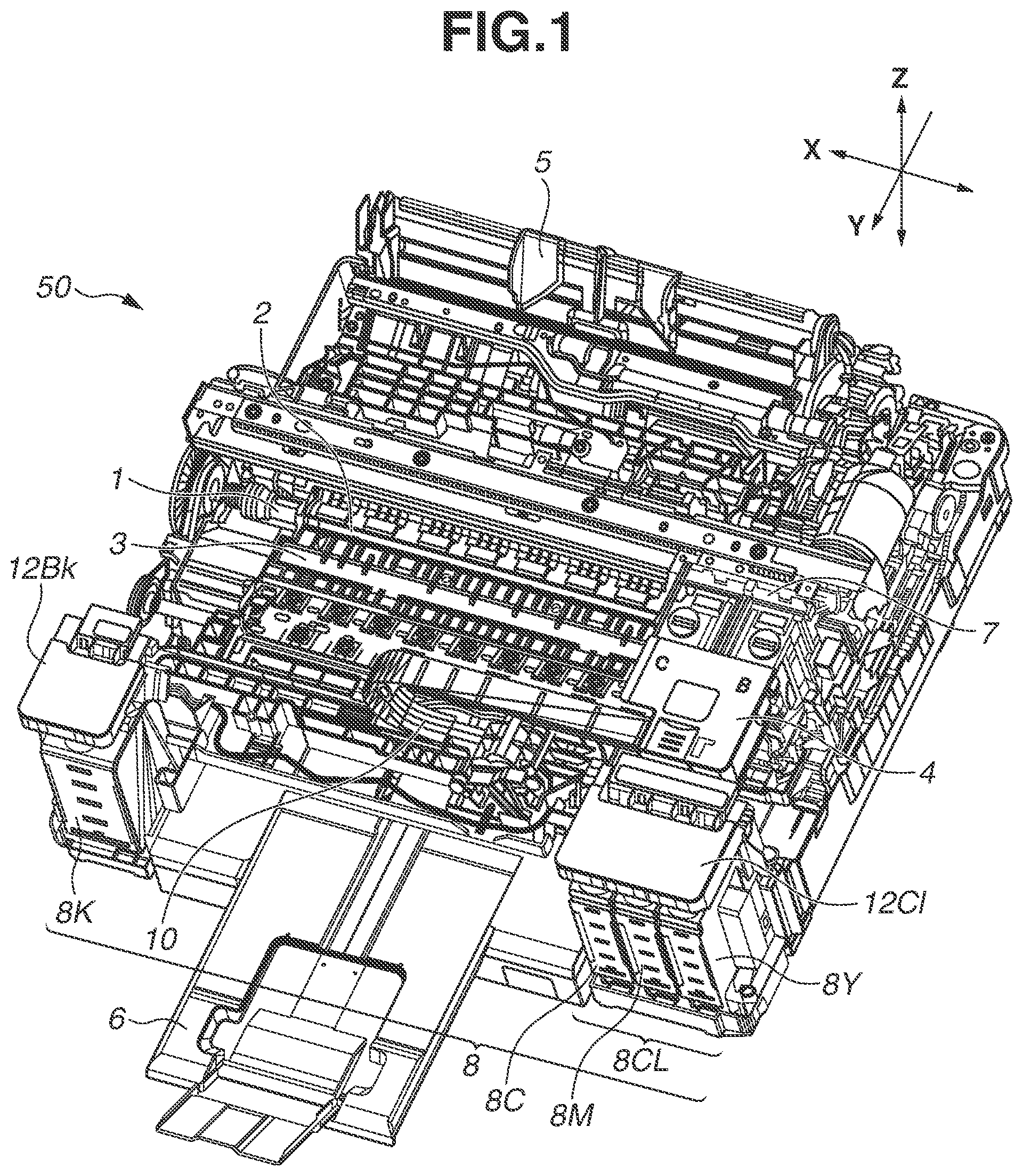 Patent US11787184 Figure 1 – Recording apparatus