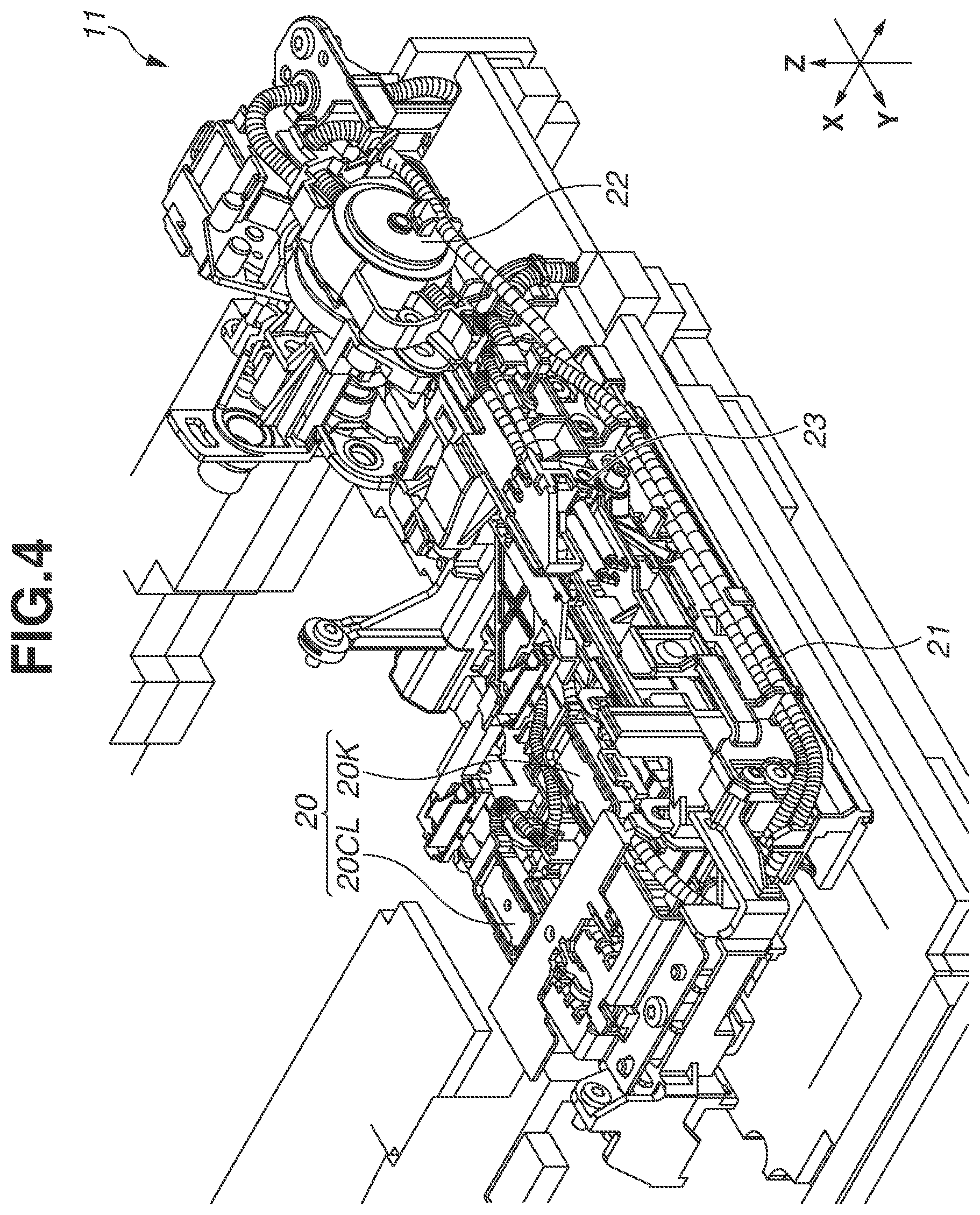 Patent US11787184 Figure 4 – Recording apparatus