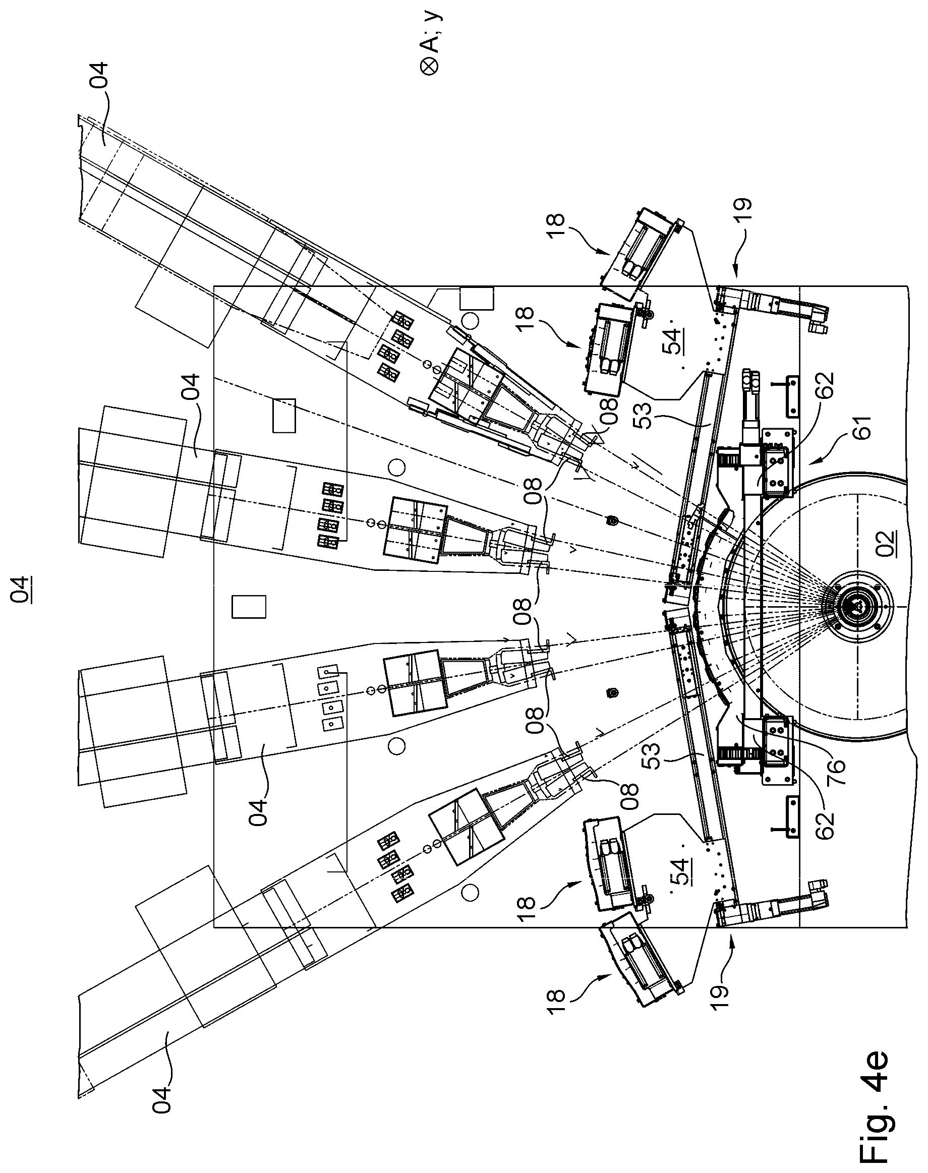 Patent US11787185 Figure 9 – Printing press and method for cleaning at least one nozzle bar of at least one printing unit