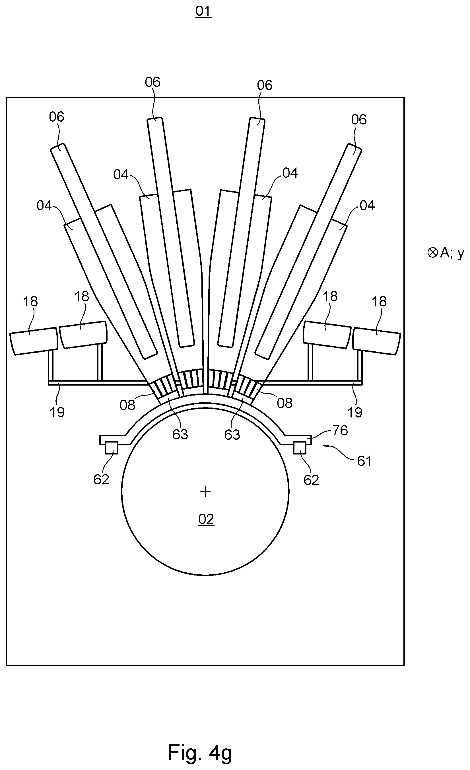Patent US11787185 Figure 11 – Printing press and method for cleaning at least one nozzle bar of at least one printing unit