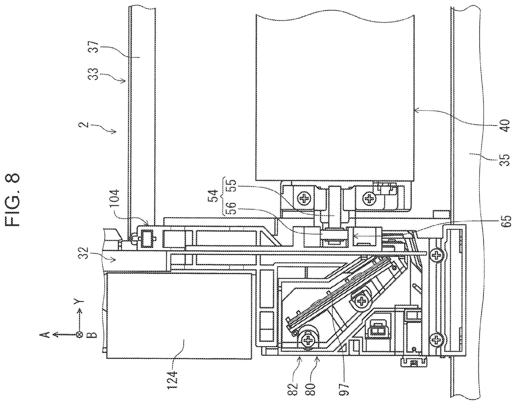 Patent US11787186 Figure 8 – Printing apparatus