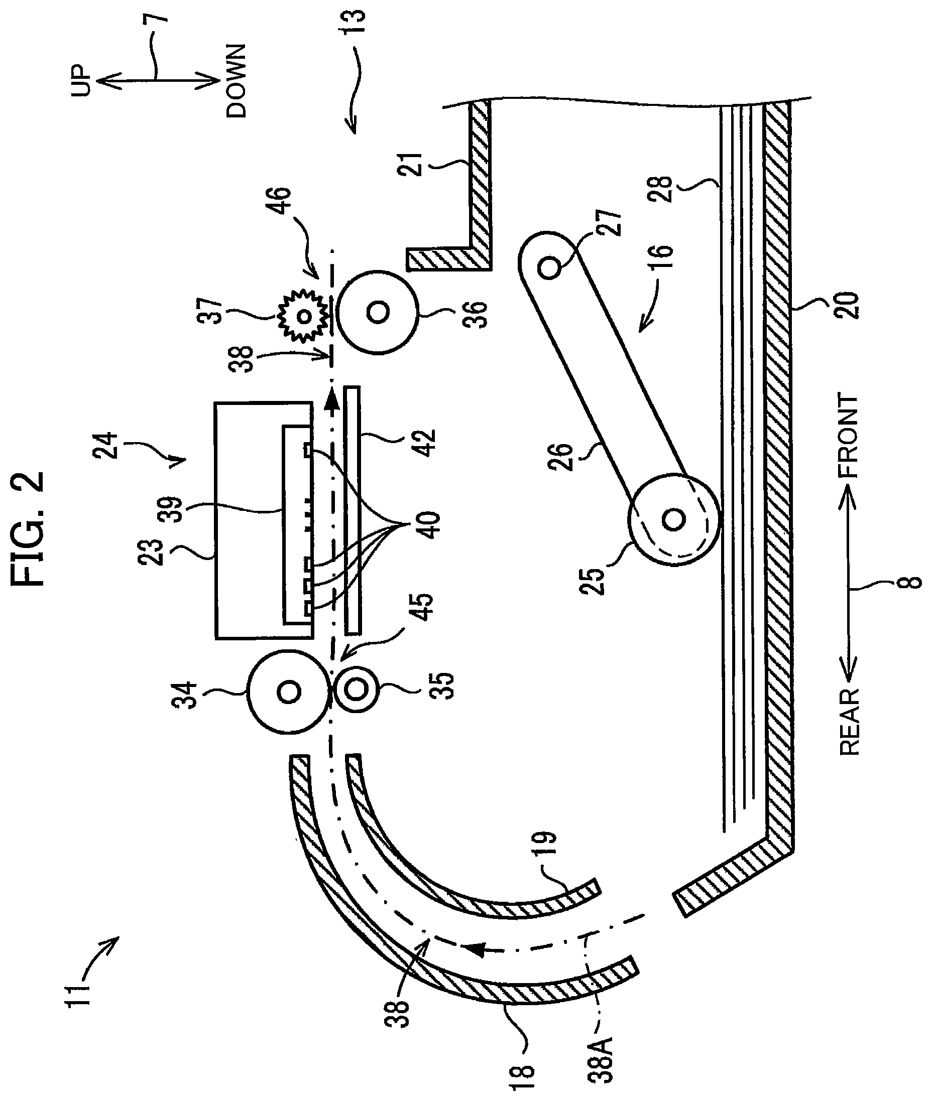 Patent US11787192 Figure 2 – Liquid supplying device having tank and cartridge attachable thereto