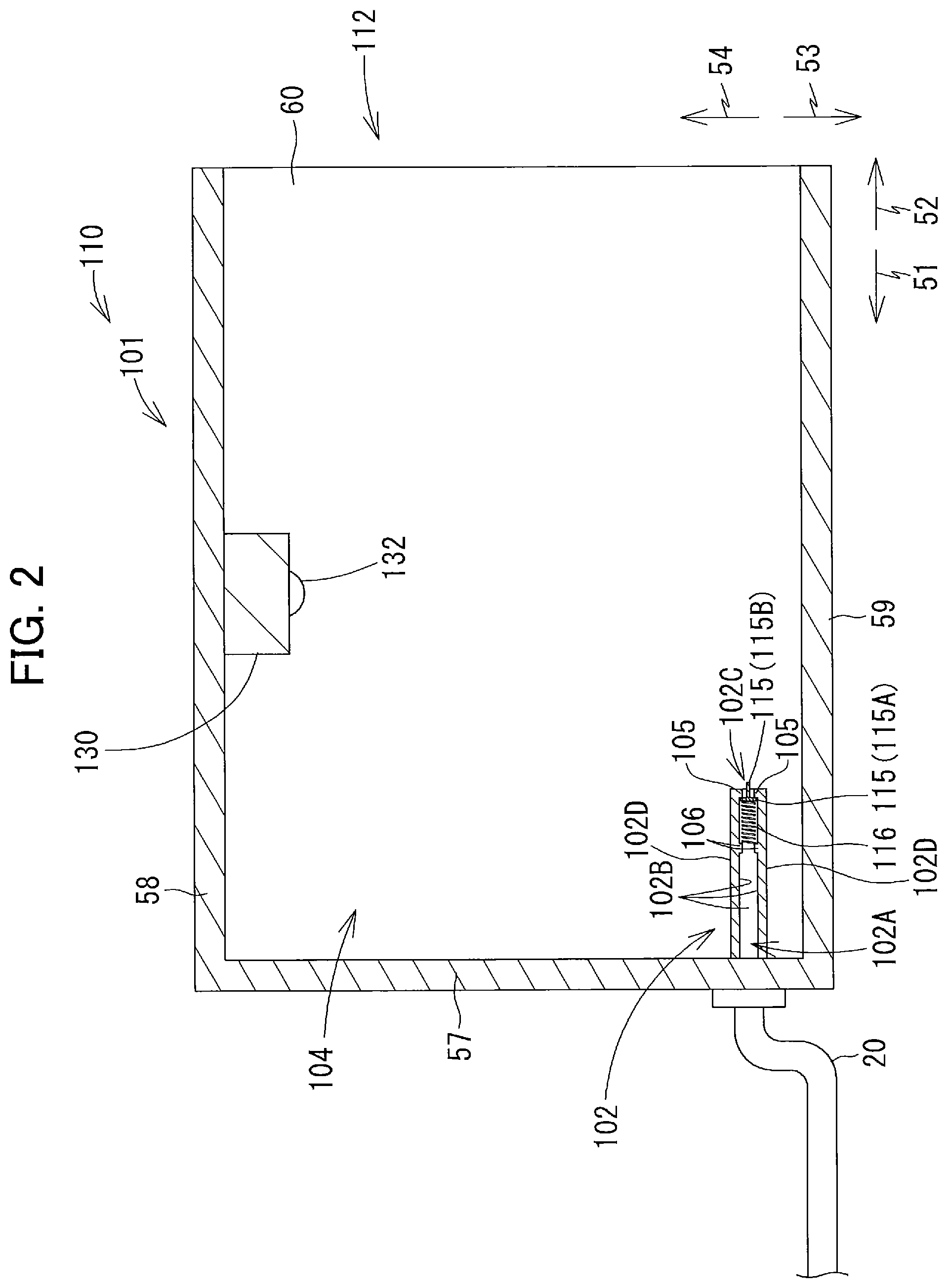 Patent US11787193 Figure 2 – Liquid cartridge including first and second valves disposed in liquid supply portion, and system using the same