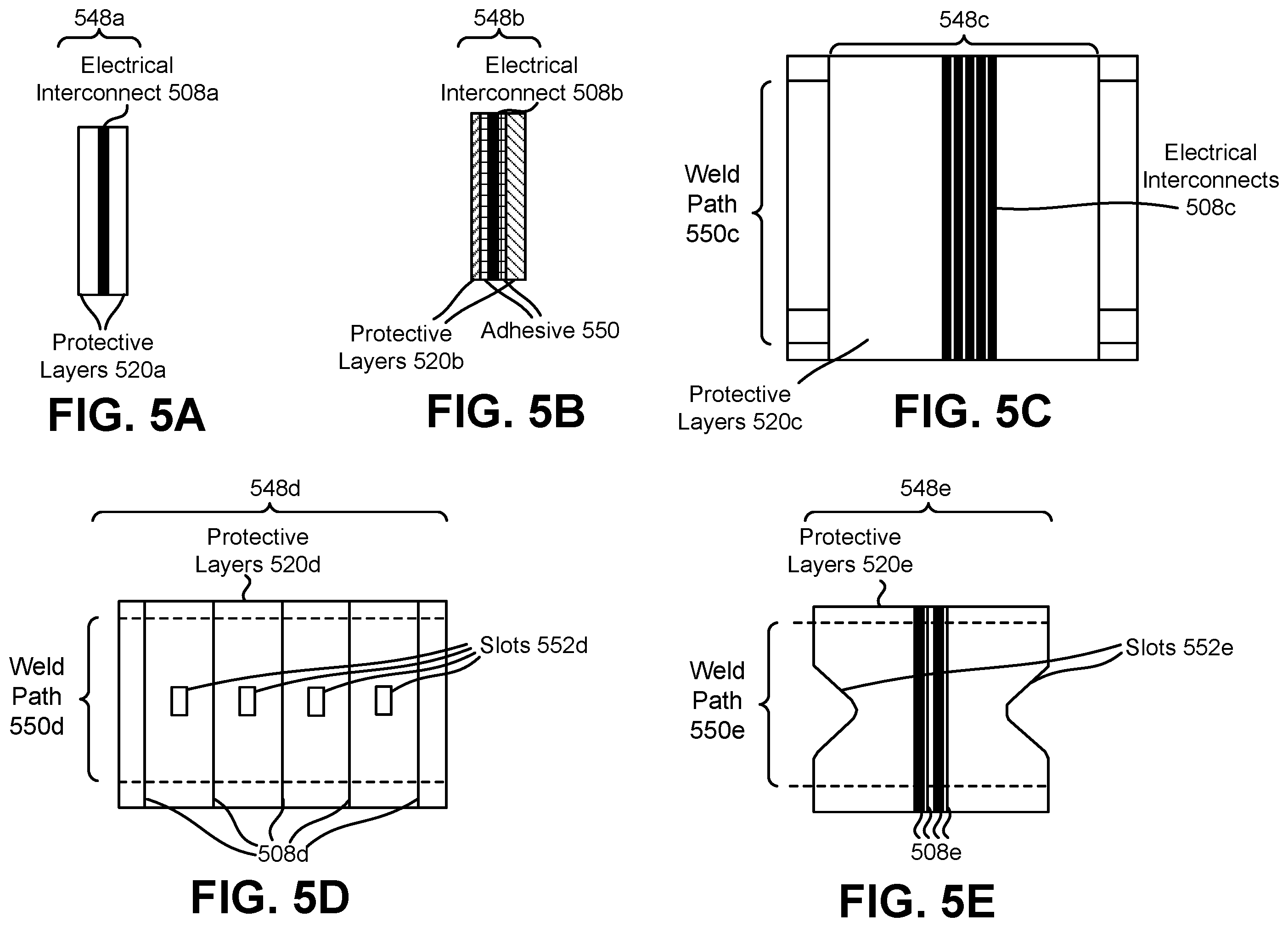 Patent US11787194 Figure 5 – Sealed interconnects