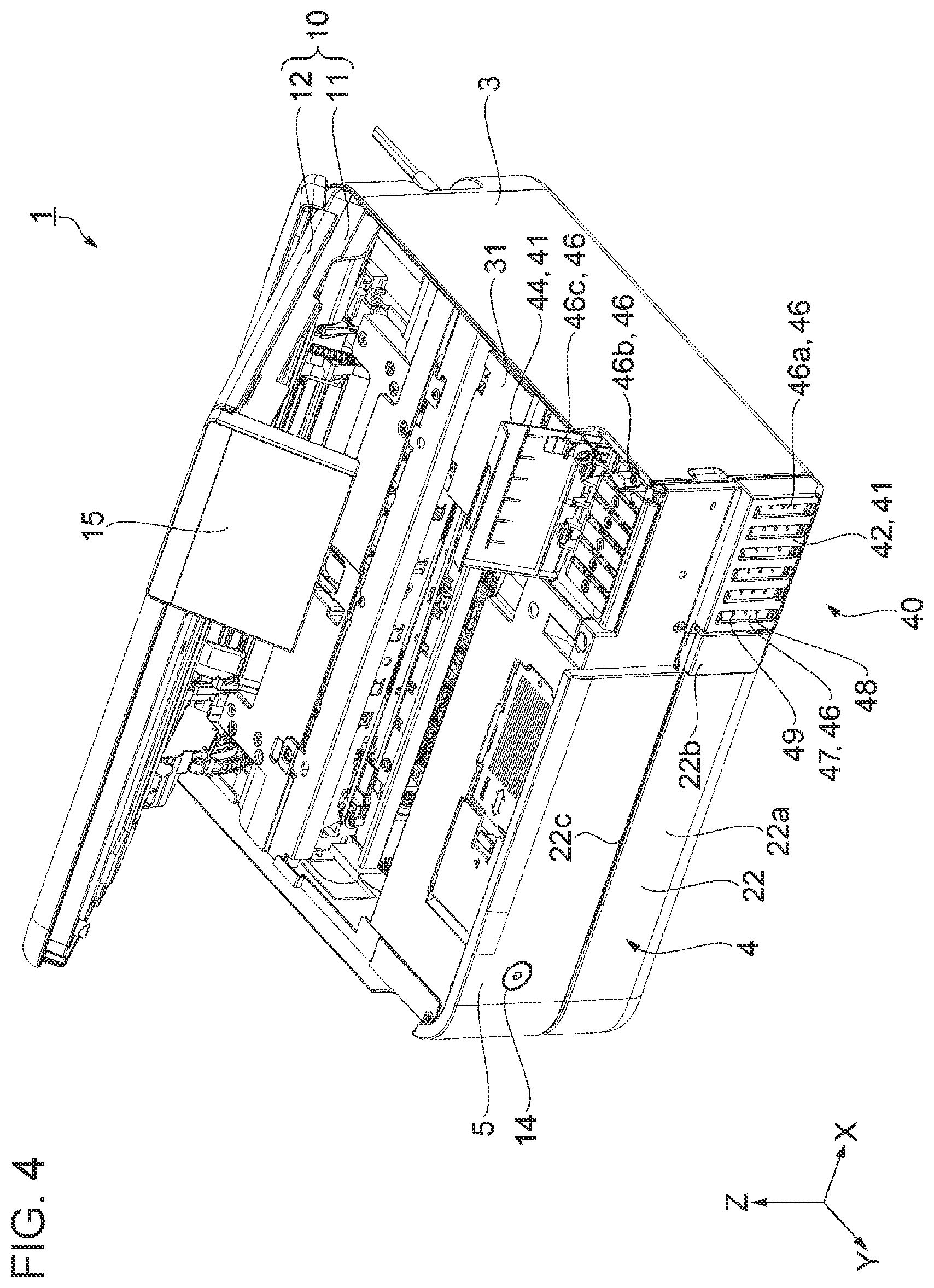 Patent US11787196 Figure 4 – Recording apparatus