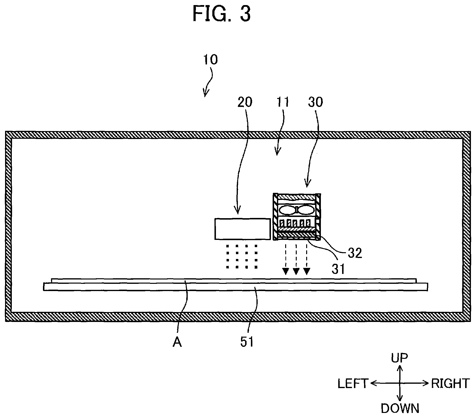 Patent US11787198 Figure 3 – Printing apparatus having a head configured to separately eject a first type of liquid to form a background and a second type of liquid to form an image