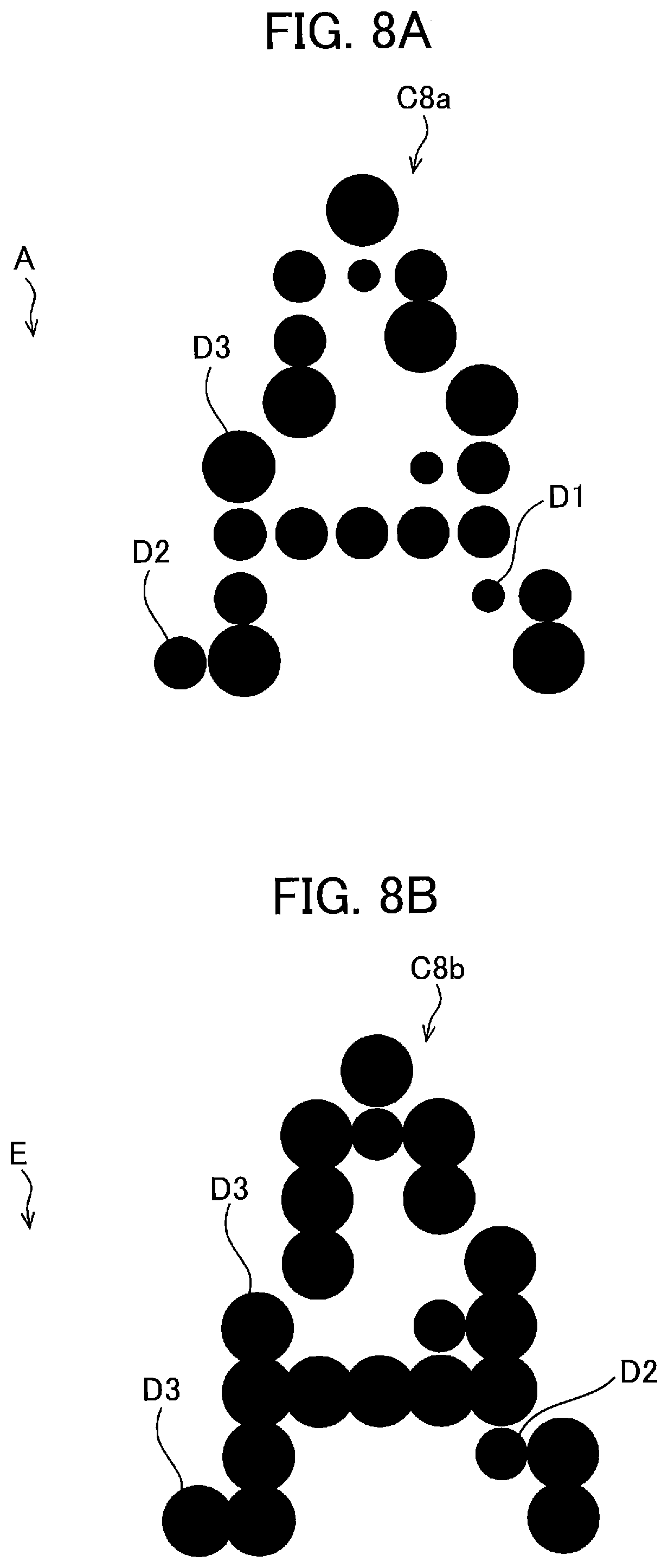 Patent US11787198 Figure 8 – Printing apparatus having a head configured to separately eject a first type of liquid to form a background and a second type of liquid to form an image