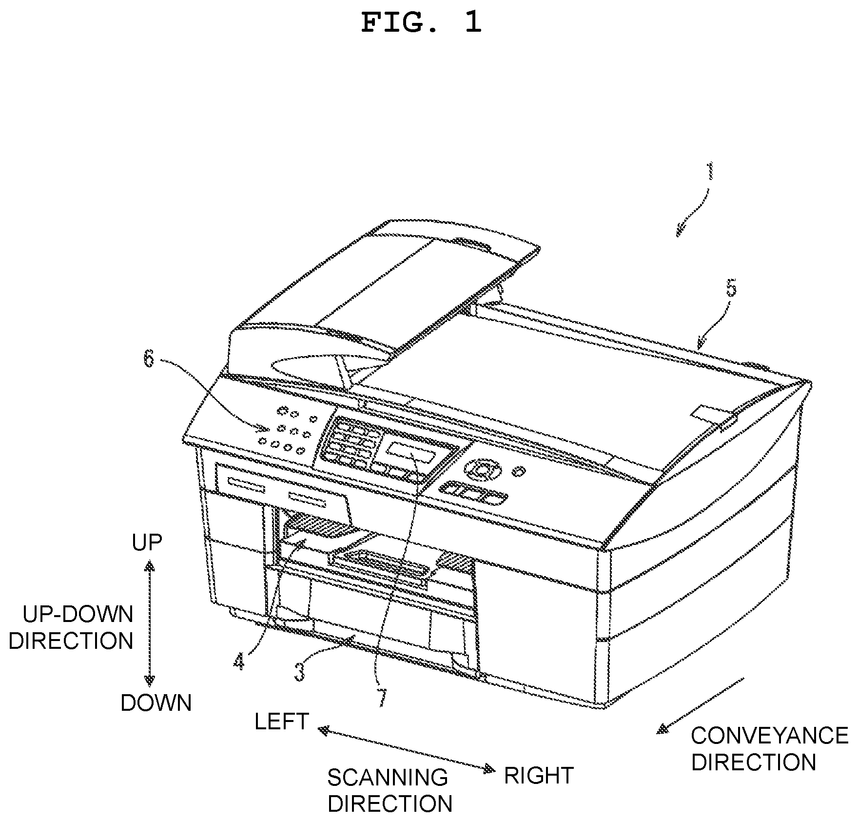 Patent US11787199 Figure 1 – Image recording apparatus