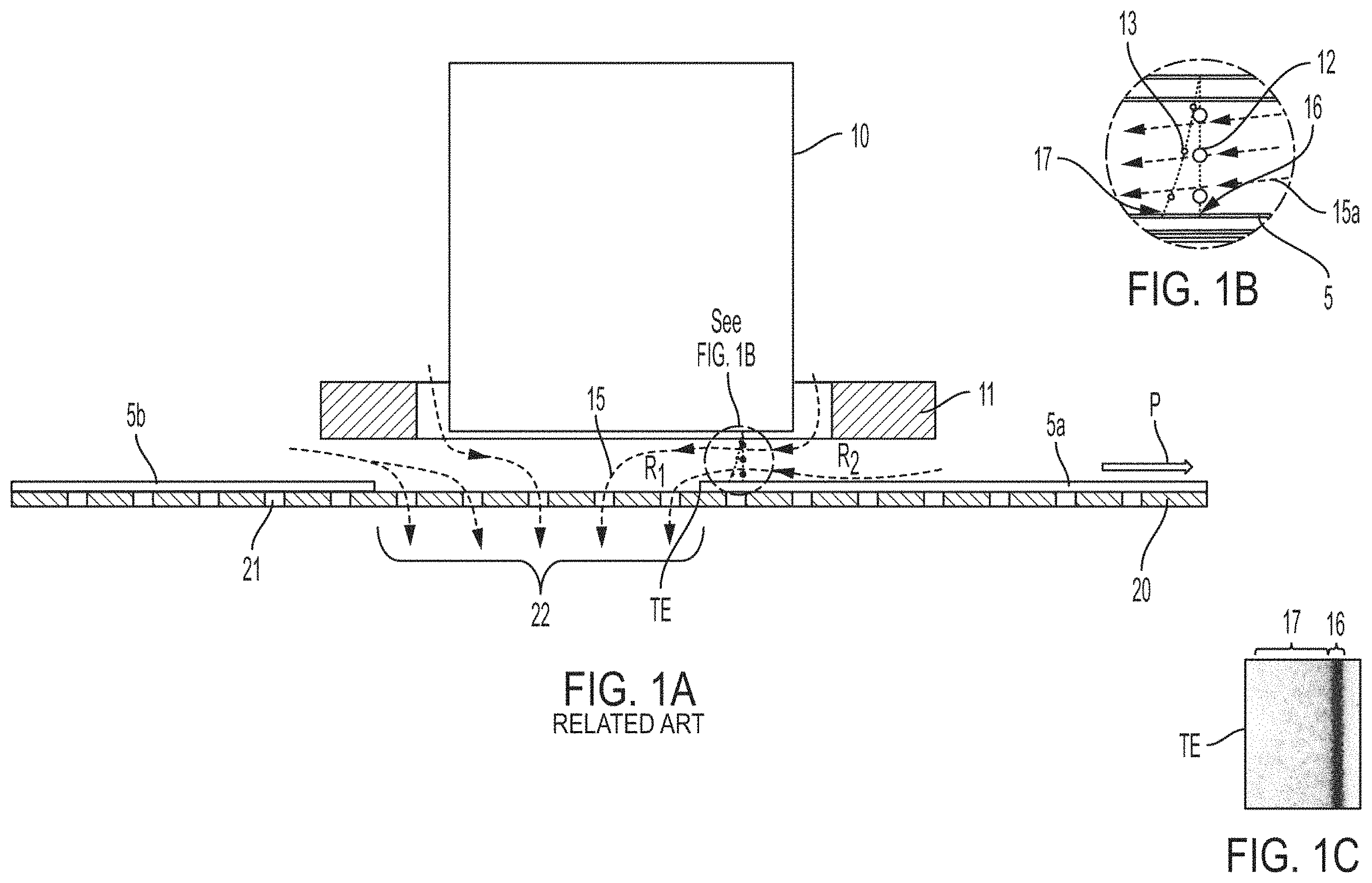 Patent US11787205 Figure 1 – Devices, system, and methods for supplying makeup air at printhead modules of a printing system