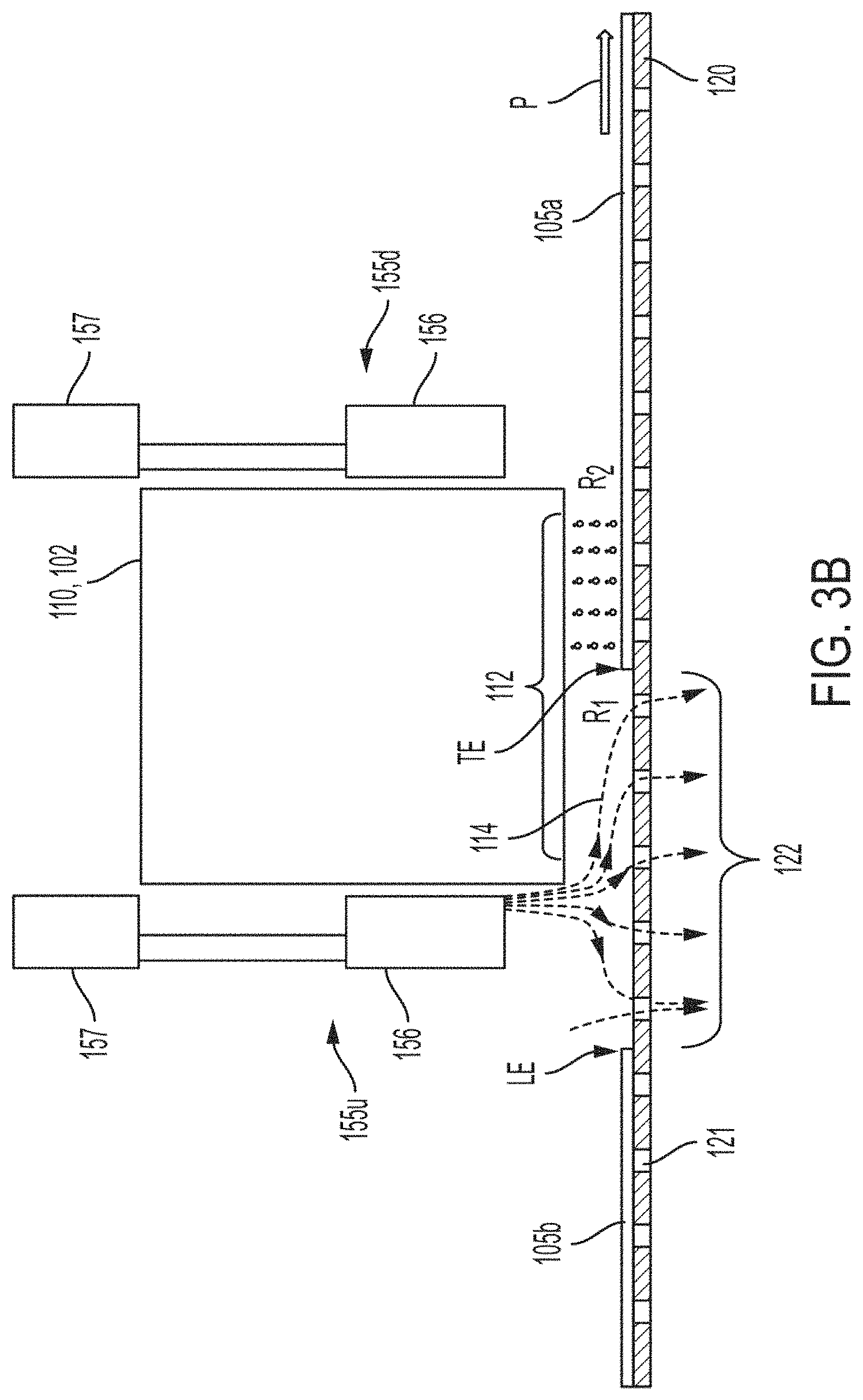 Patent US11787205 Figure 6 – Devices, system, and methods for supplying makeup air at printhead modules of a printing system