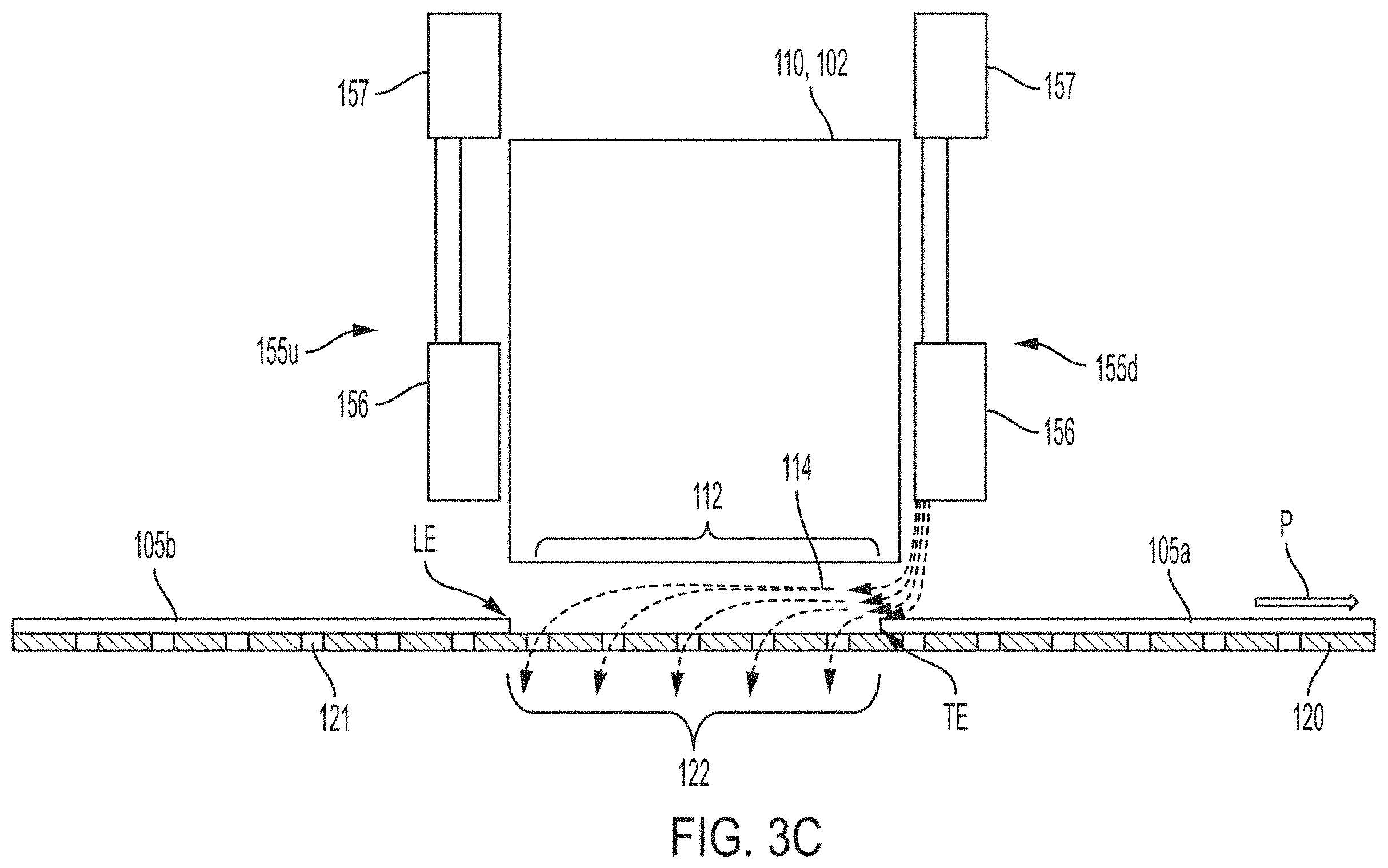 Patent US11787205 Figure 7 – Devices, system, and methods for supplying makeup air at printhead modules of a printing system