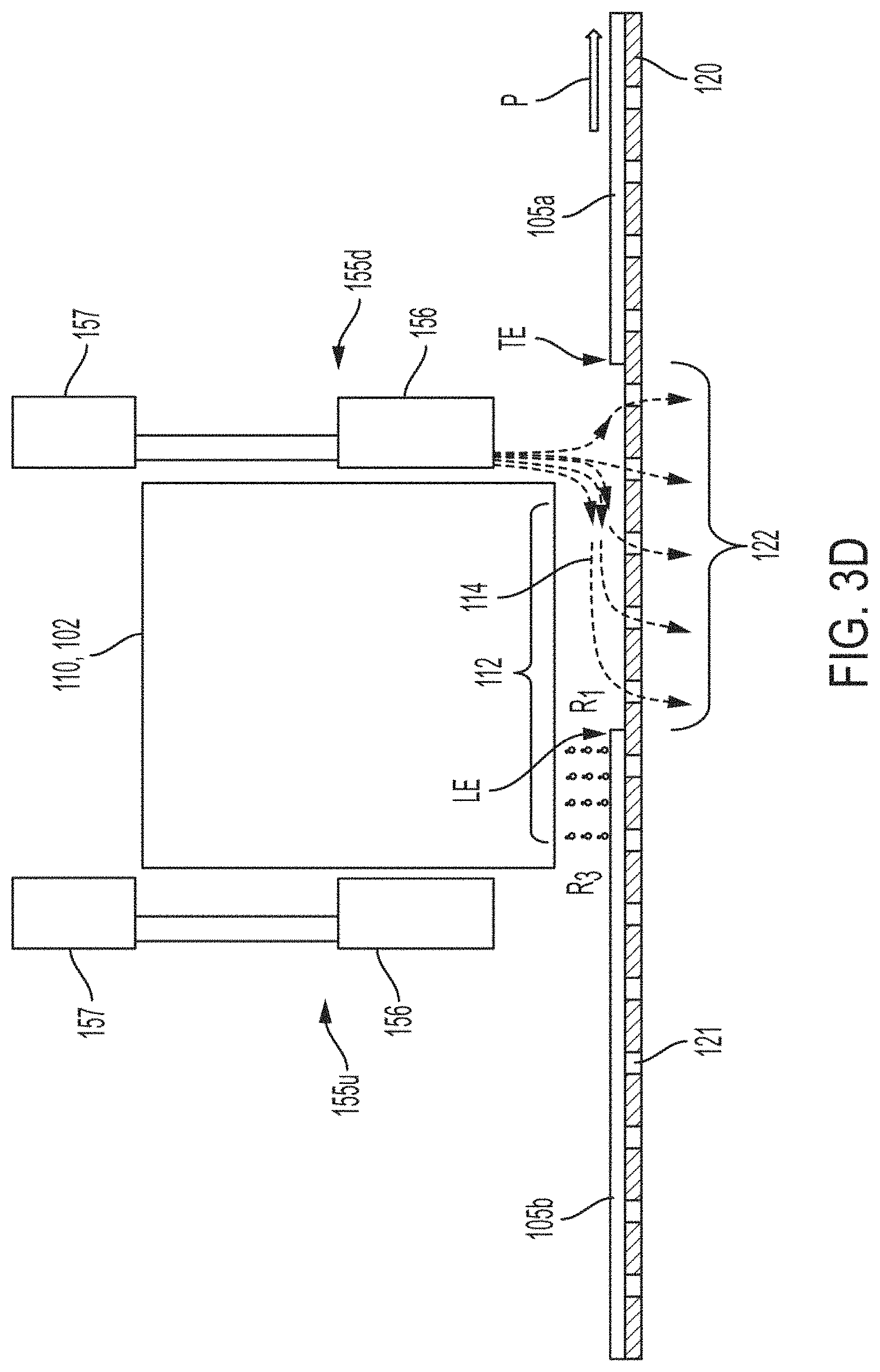 Patent US11787205 Figure 8 – Devices, system, and methods for supplying makeup air at printhead modules of a printing system