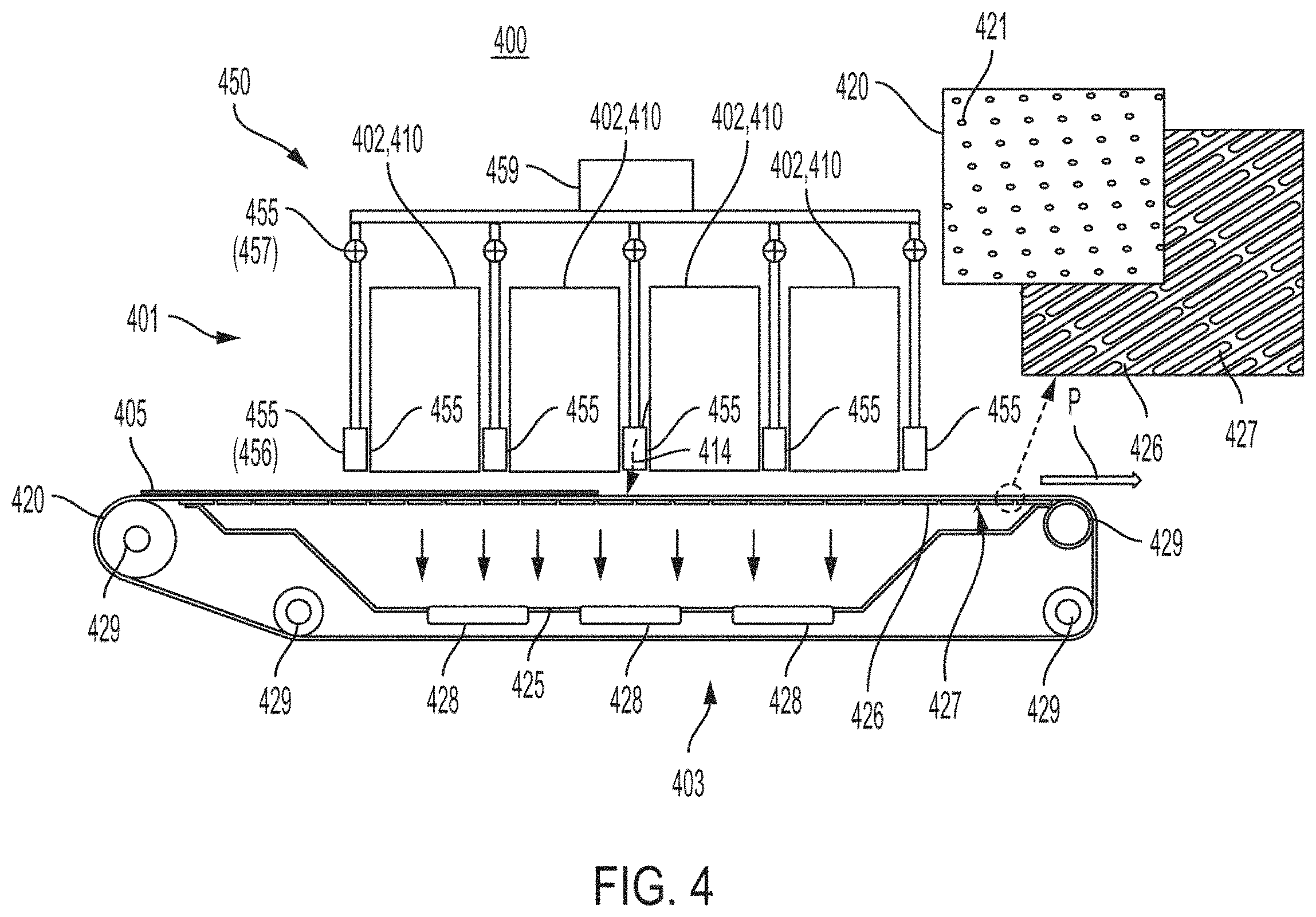 Patent US11787205 Figure 10 – Devices, system, and methods for supplying makeup air at printhead modules of a printing system