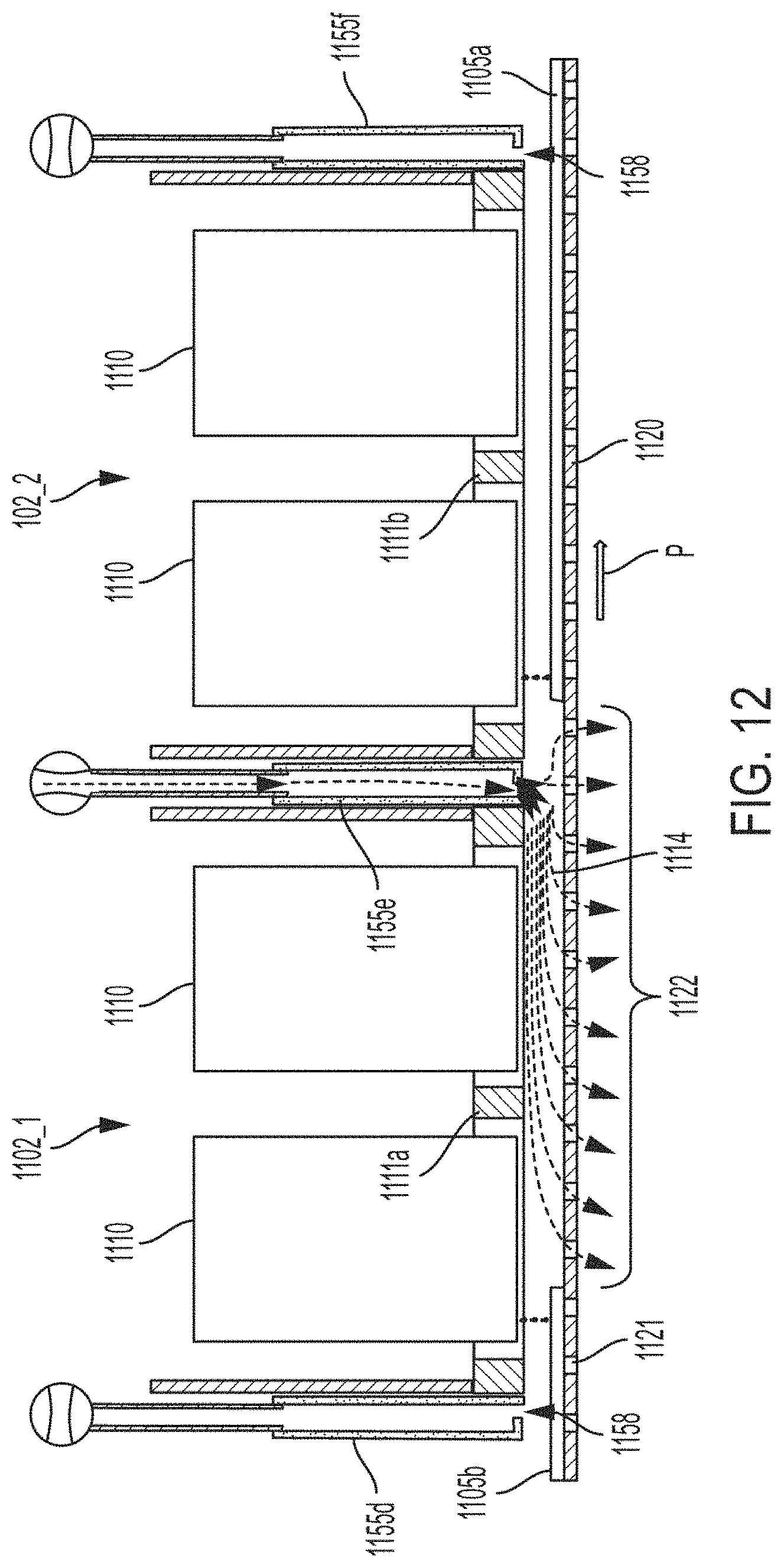 Patent US11787205 Figure 18 – Devices, system, and methods for supplying makeup air at printhead modules of a printing system