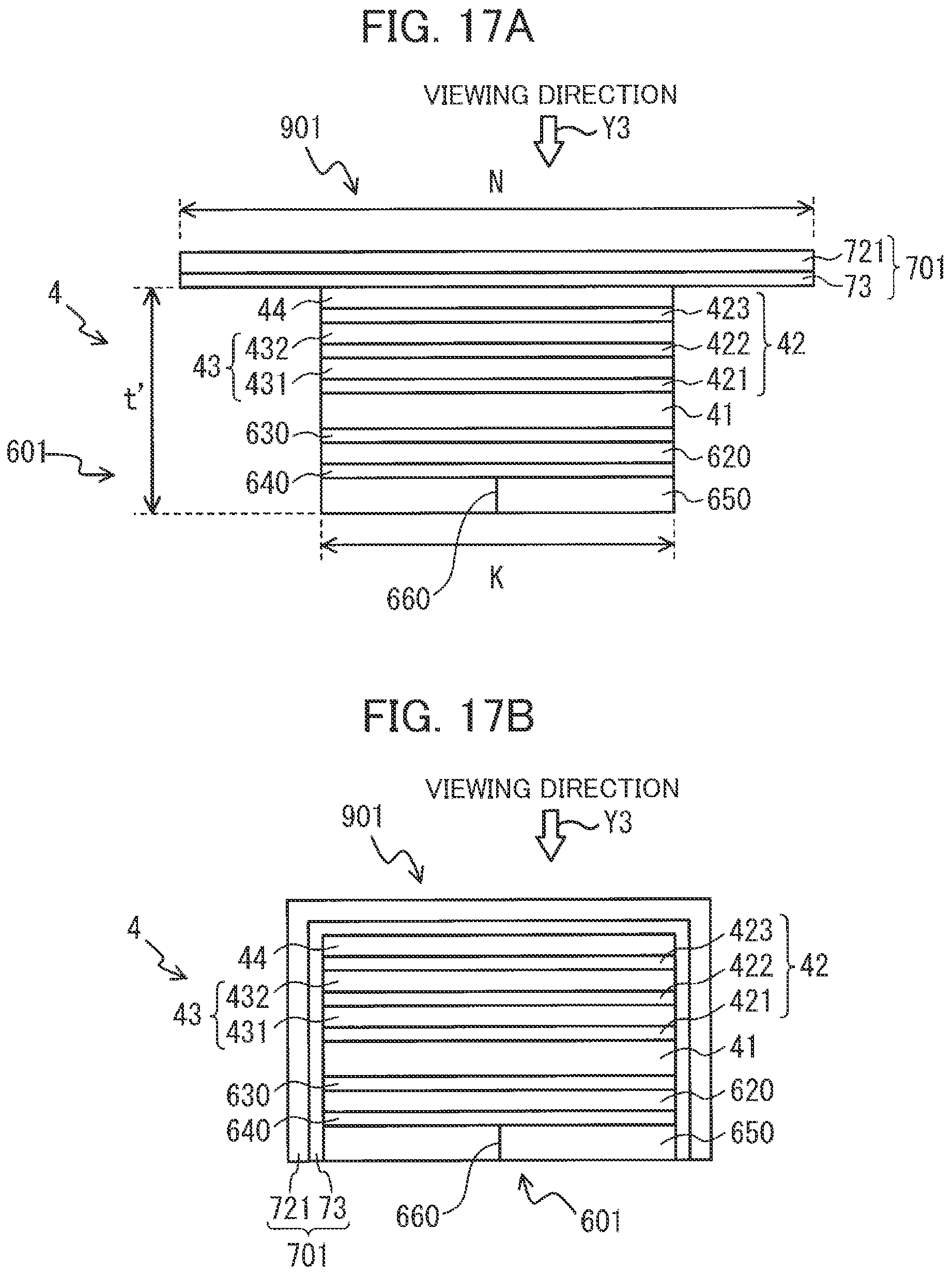 Patent US11787206 Figure 17 – Medium having heat-sensitive medium and adhesive medium whose width is greater than width of heat-sensitive medium, cartridge including the medium, and method for creating the medium