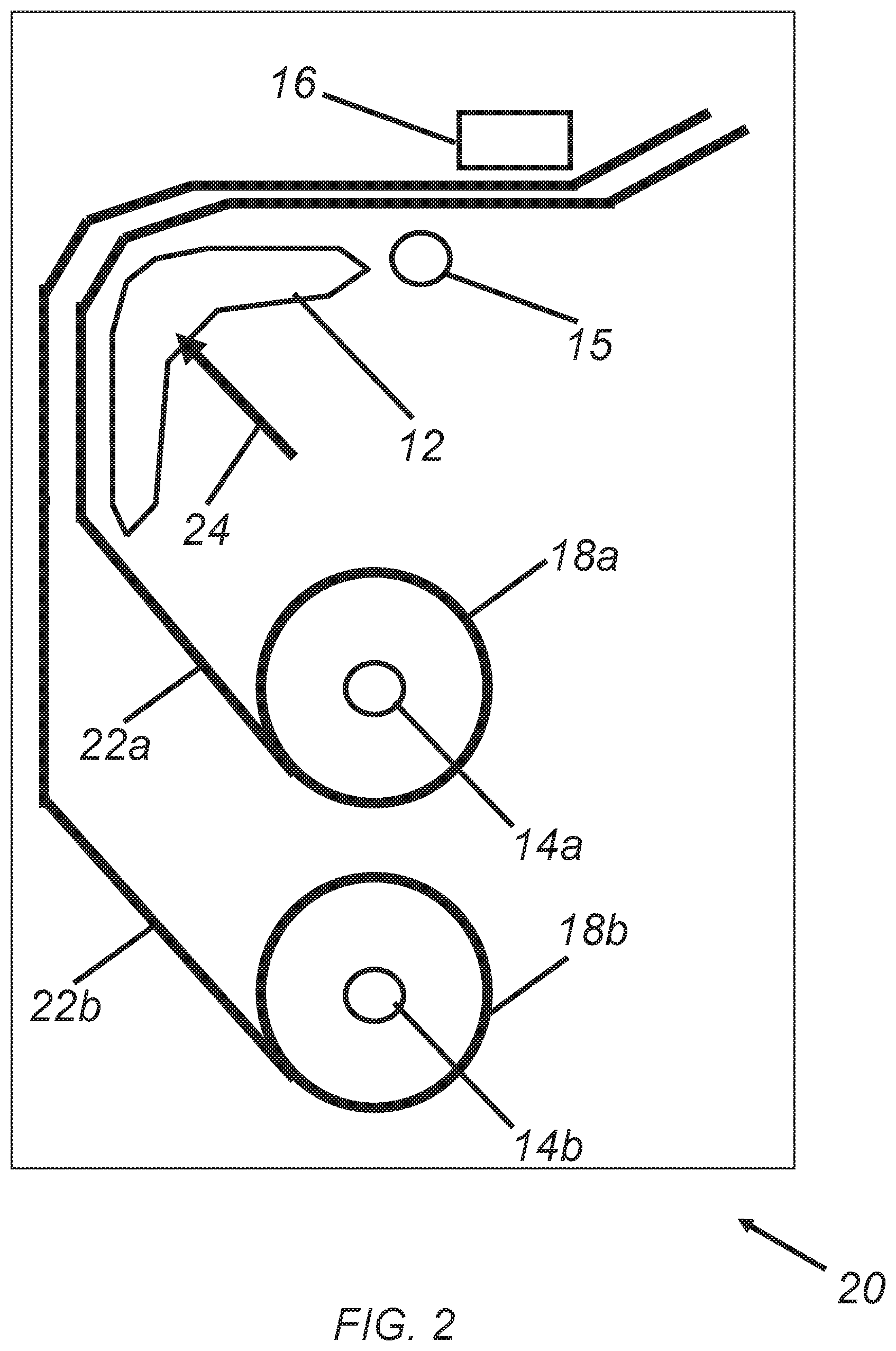 Patent US11787208 Figure 2 – Printing device with modular assembly including elastic elements